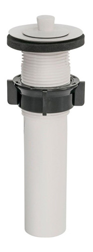 White RV sink drain stopper. White RV sink drain stopper.