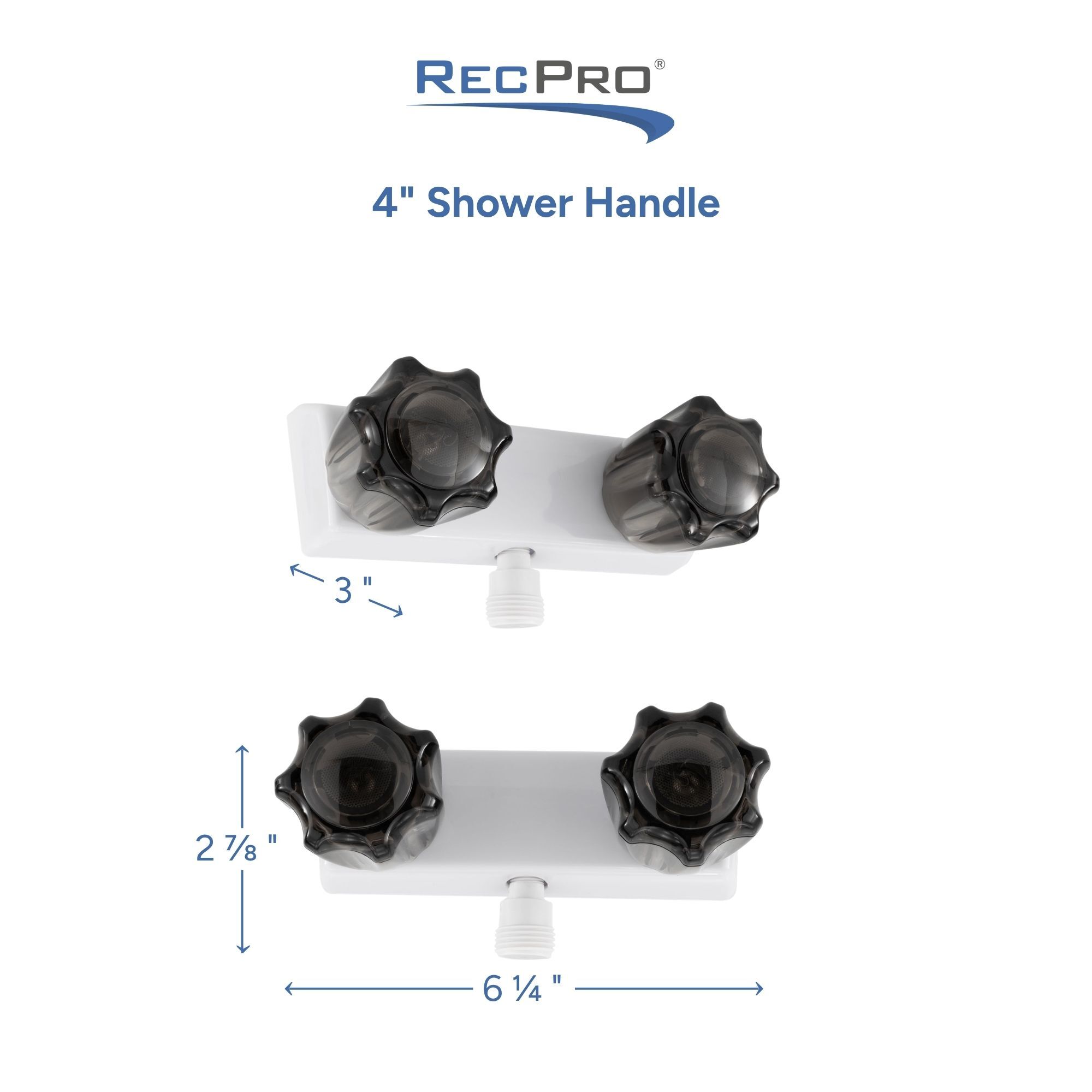 4" Shower Handle Measurements 