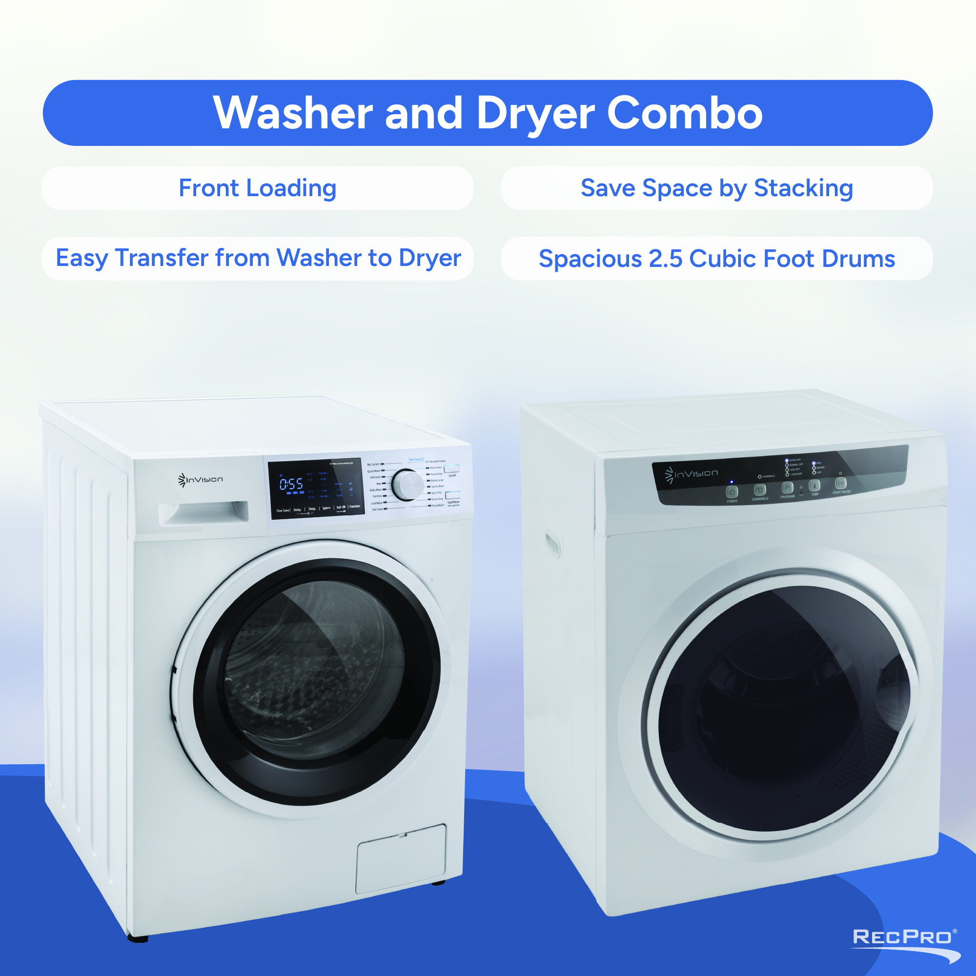 Washer and Dryer Combo