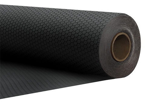 thumbnail image 2 of All About Rubber Coin Pattern Rubber Matting - 48 Inches Wide, Heavy Duty Black Flooring 2 of 6