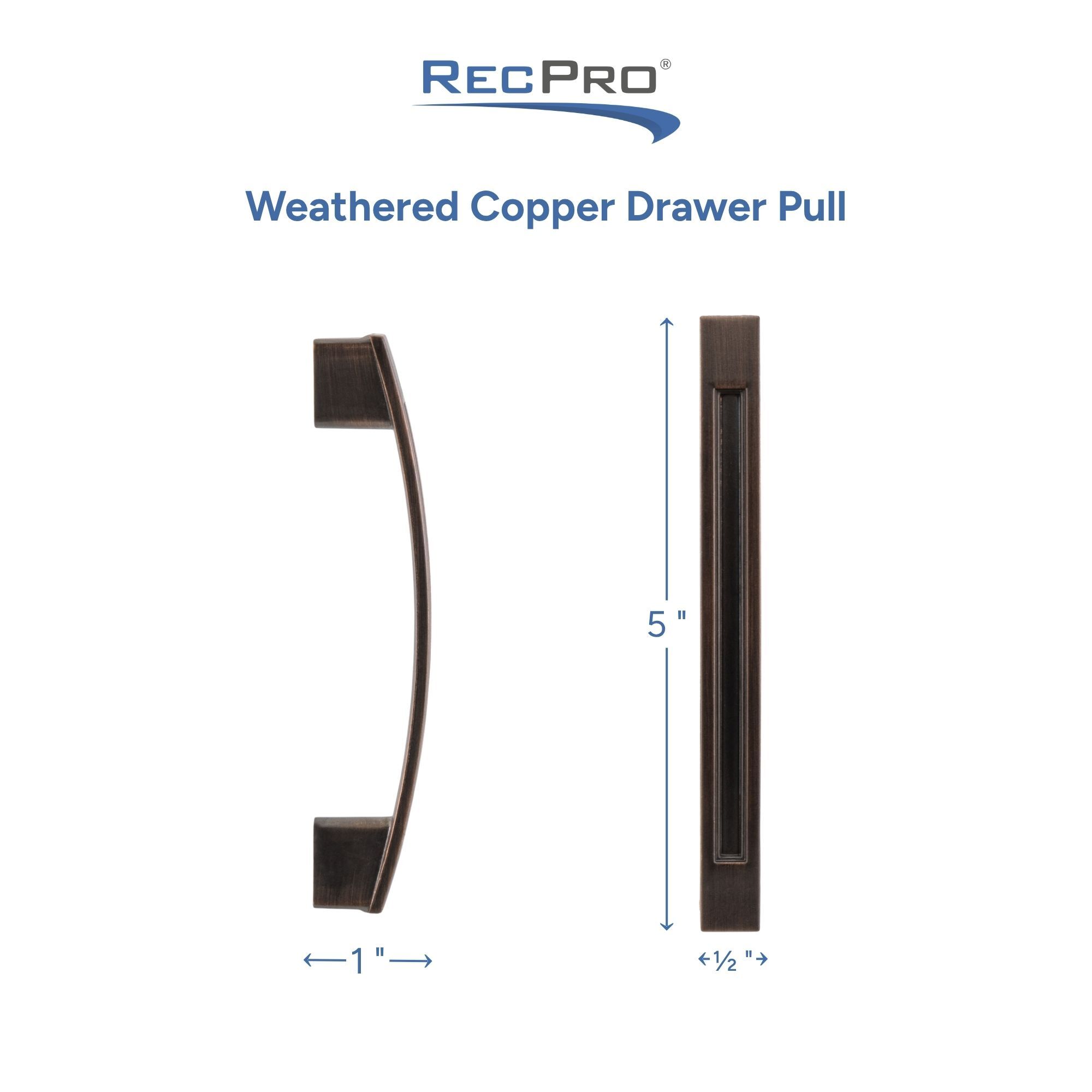 Weathered Copper Drawer Pull Measurements Weathered Copper Drawer Pull Measurements