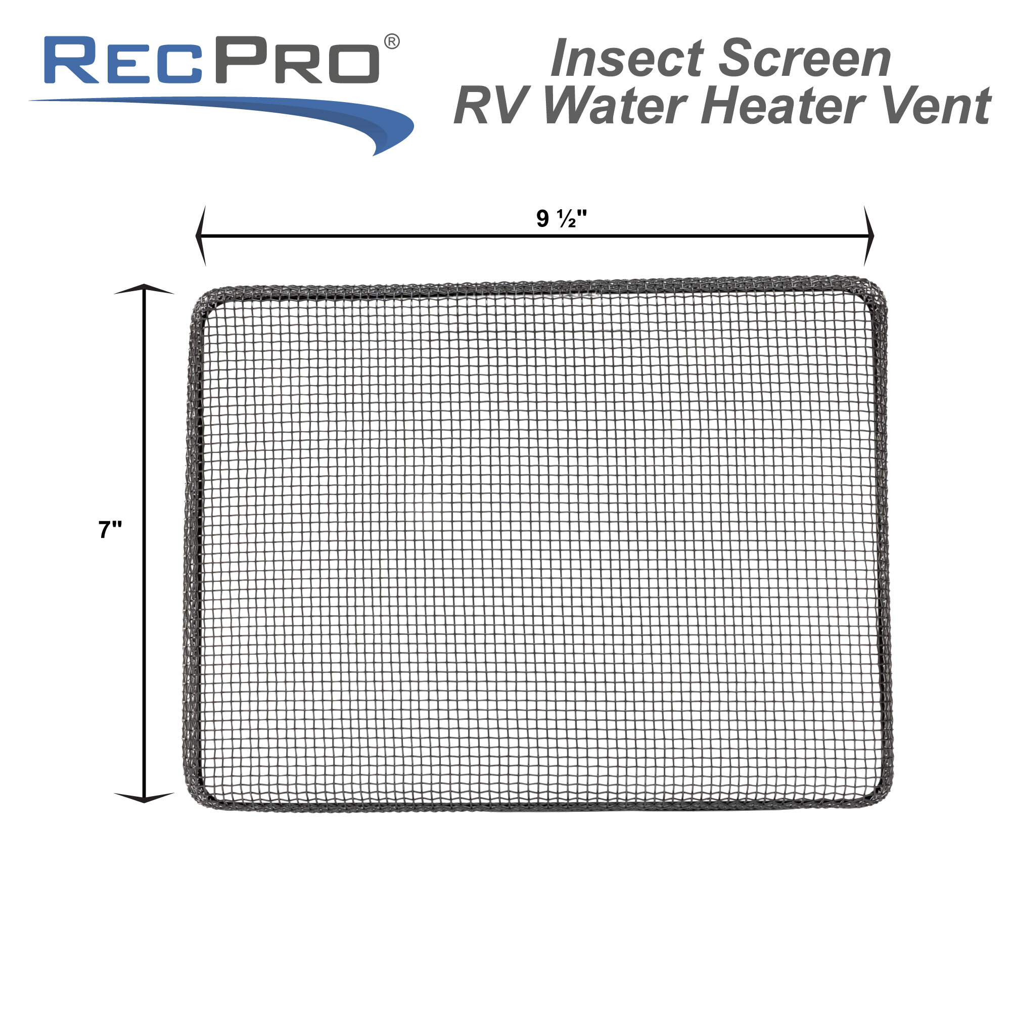 Insect Screen RV Water Heater Vent Measurements Insect Screen RV Water Heater Vent Measurements