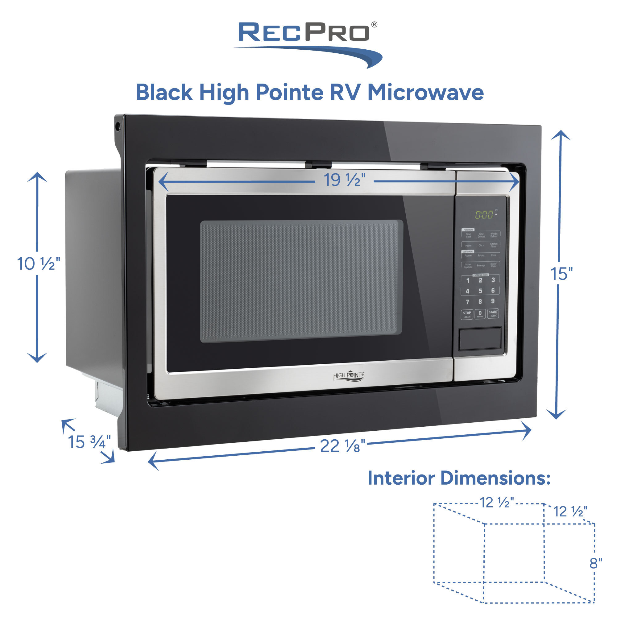 Black High Pointe RV Microwave Measurements 
