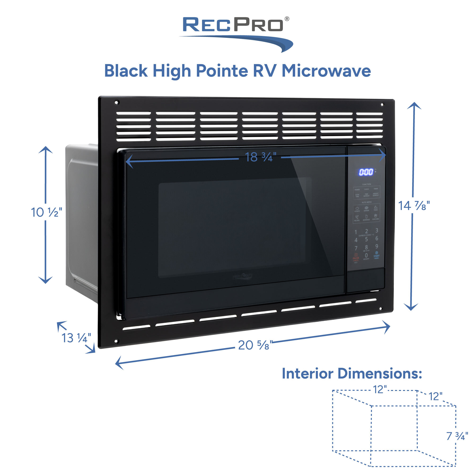 Black High Pointe RV Microwave Measurements 