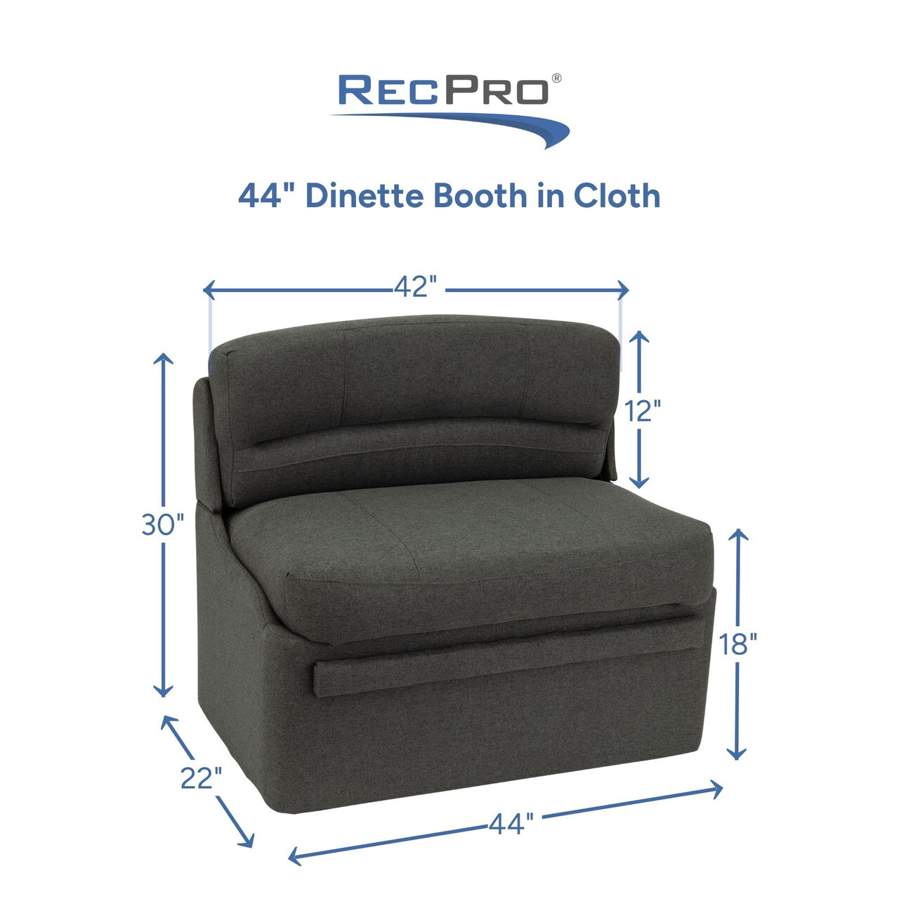 Dinette Booth Measurements 