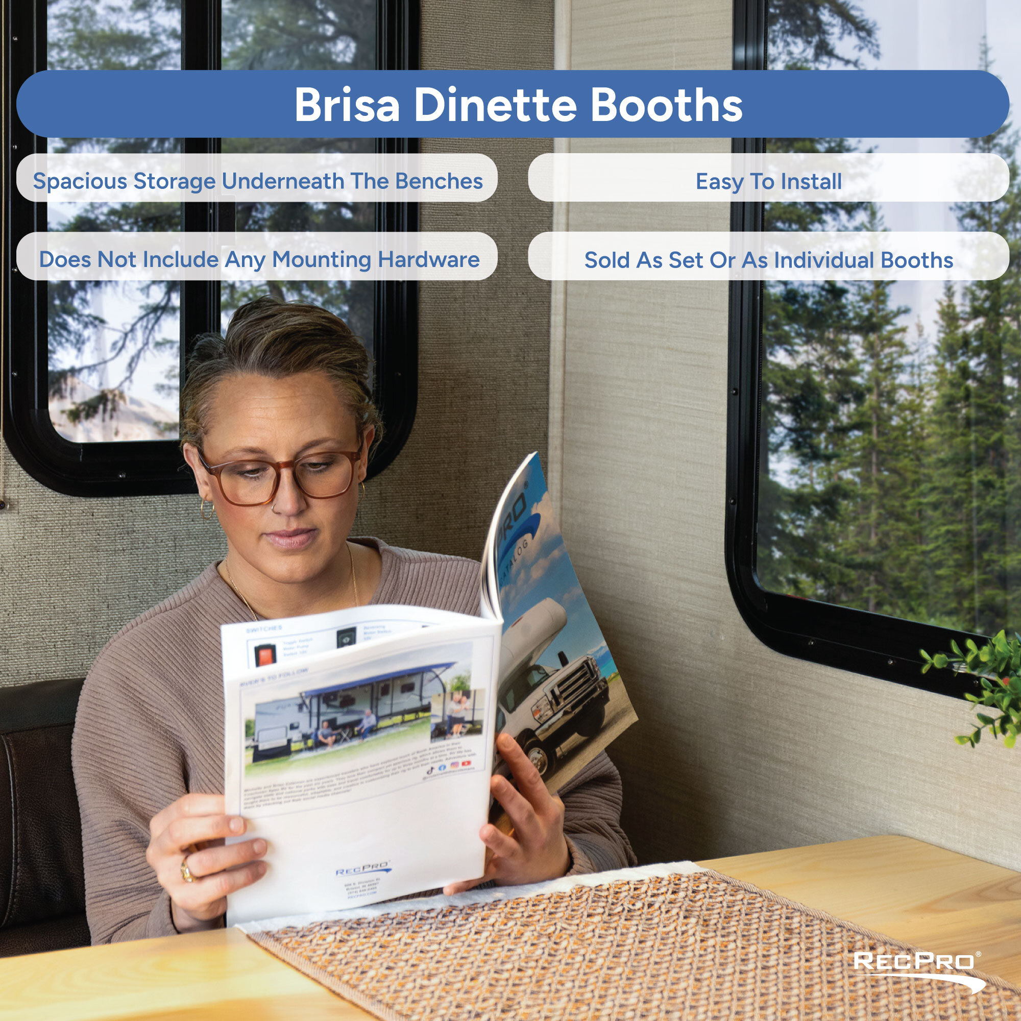 Brisa Dinette Booths Infographic 