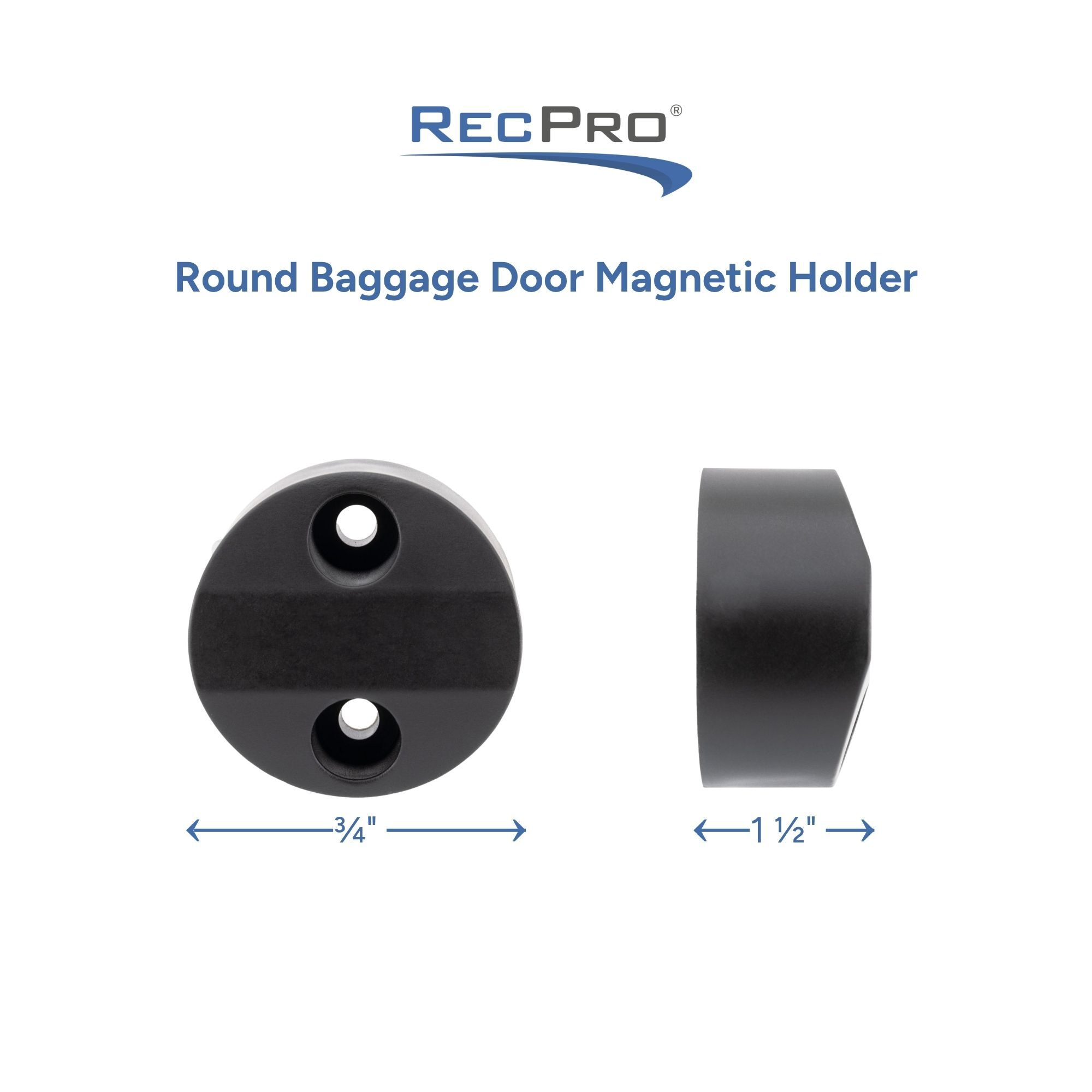 Round Baggage Door Magnetic Holder Measurements 