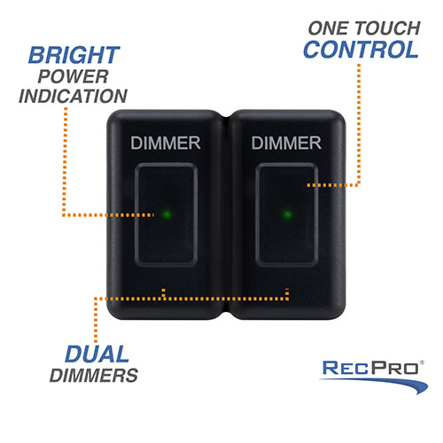 RV 12V Dimmer Switch Touch RecPro