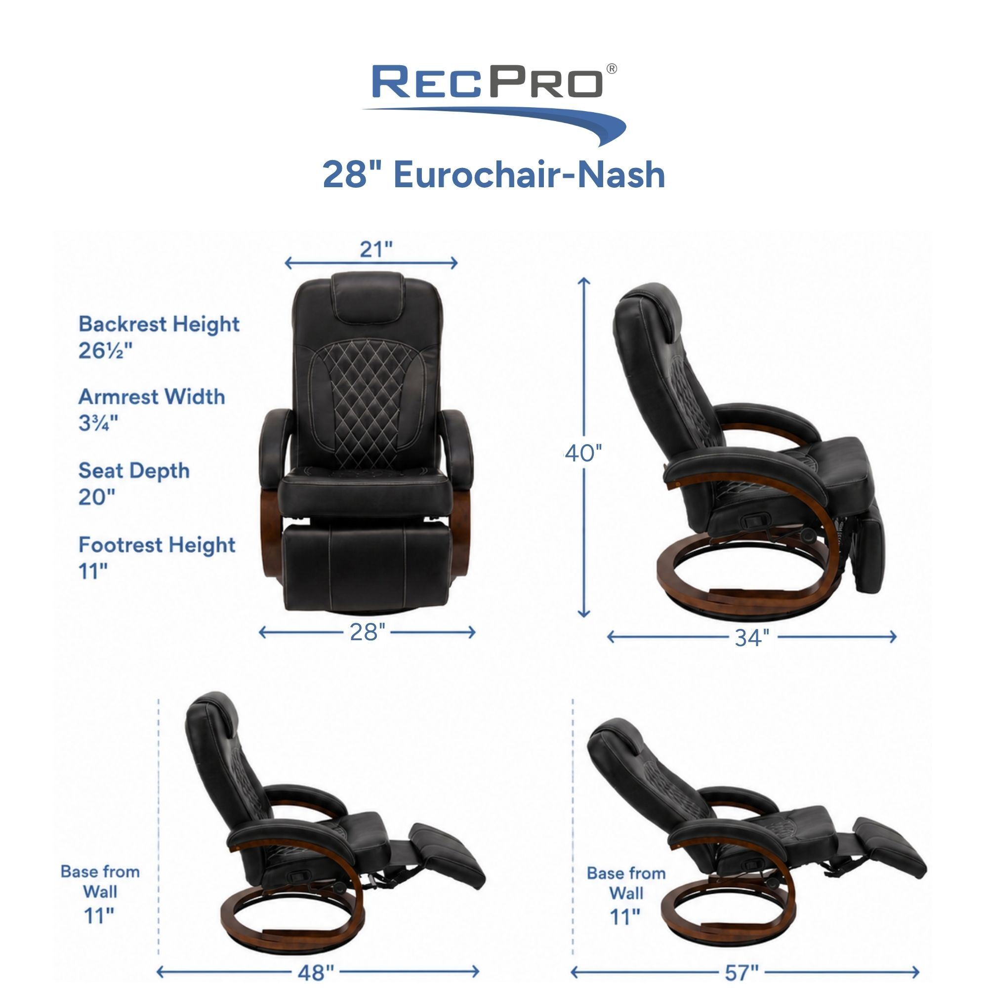28" Eurochair-Nash Measurements 28" Eurochair-Nash Measurements