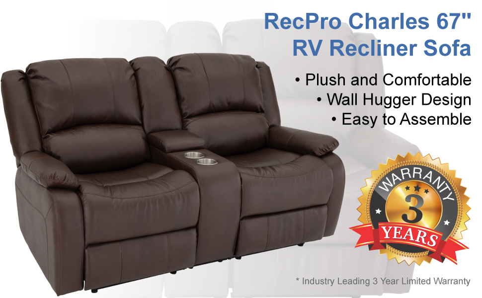 ProLounger Wall Hugger Recliner with Ultra Padded Arms Dark Brown - Handy  Living