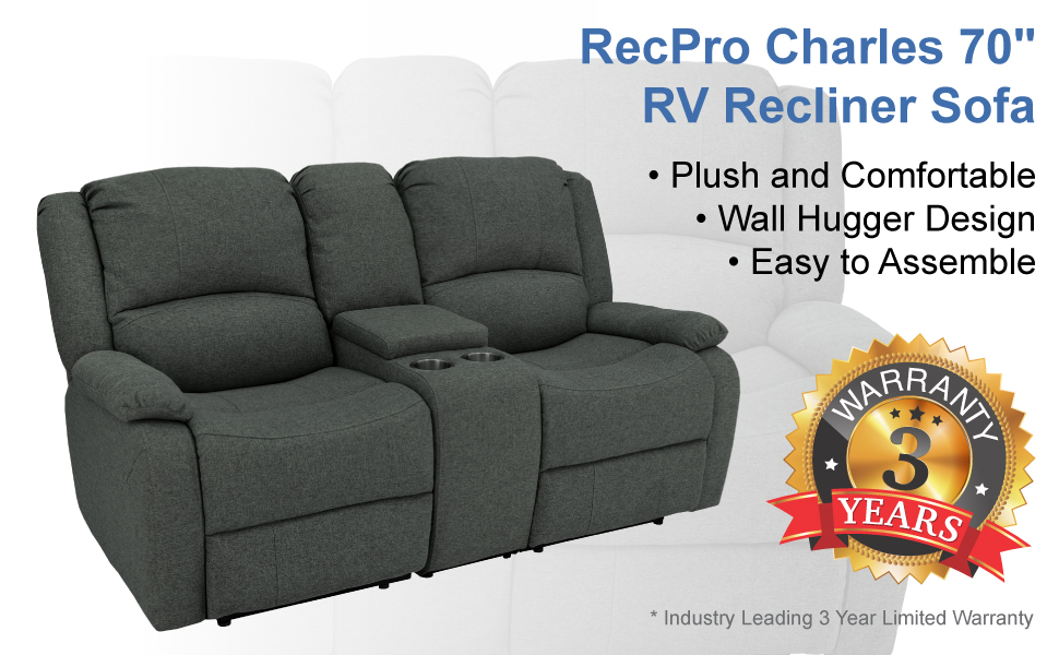 70" RV Modular Reclining Sofa