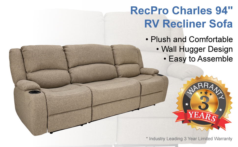 94" Wall Hugger Reclining Sofa 94" Wall Hugger Reclining Sofa