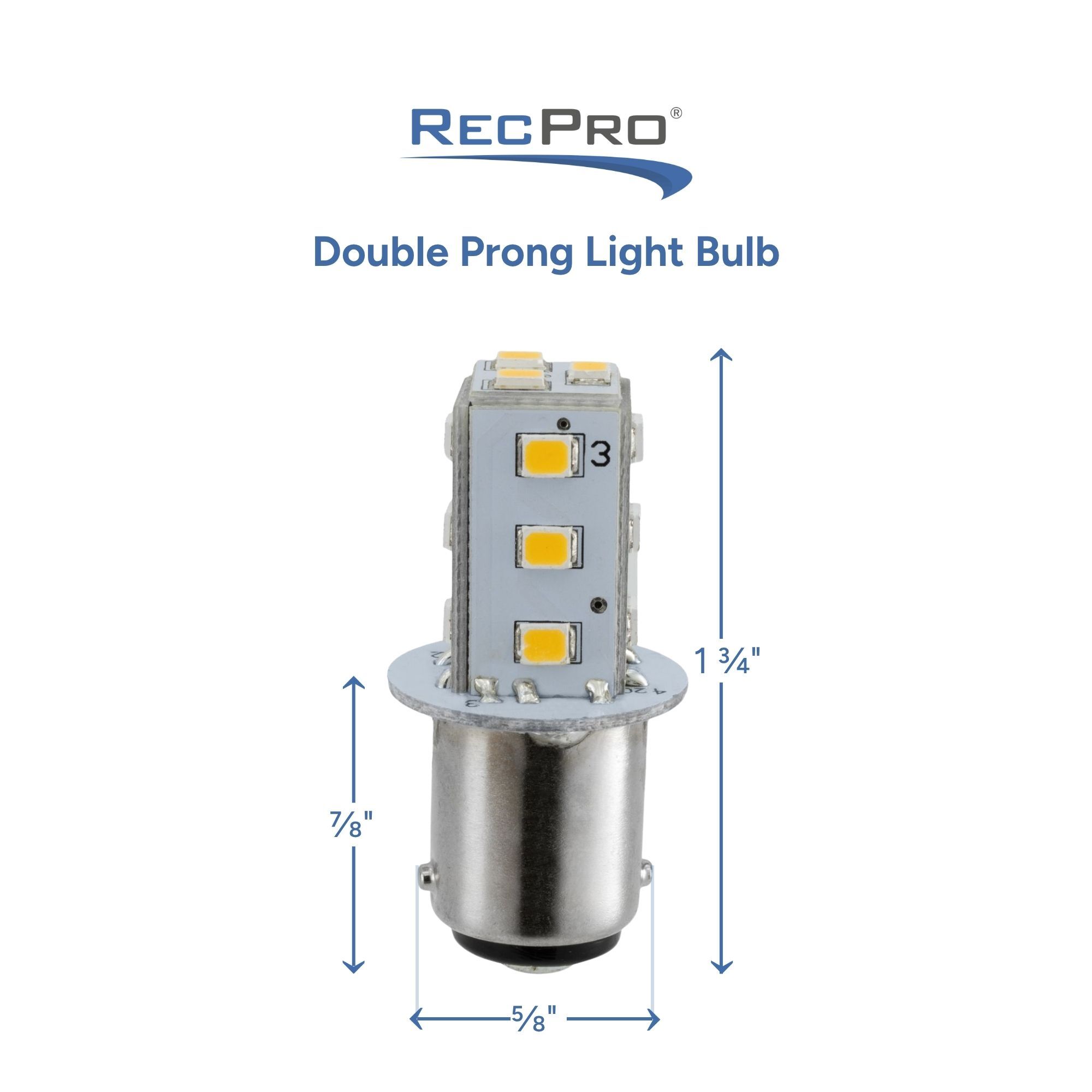 Double Prong Light Bulb Measurements 