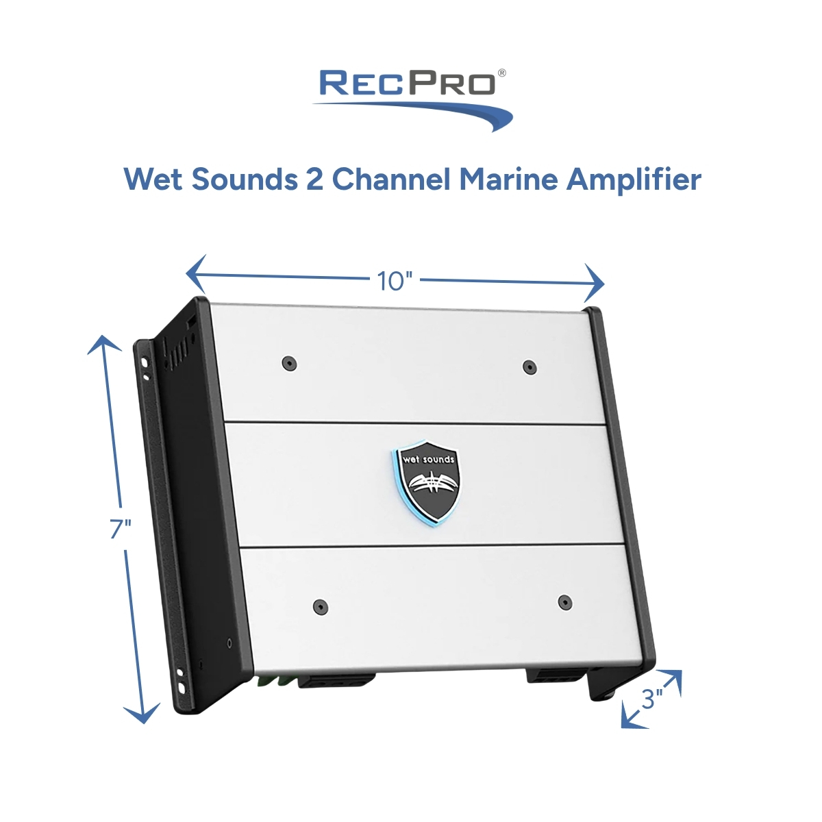 Wet Sounds 2 Channel Marine Amplifier Measurements Wet Sounds 2 Channel Marine Amplifier Measurements