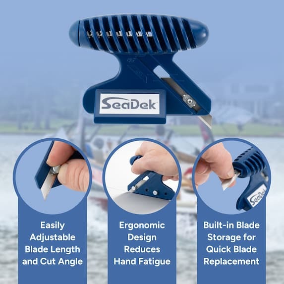 easily adjustable blade length and cut angle, ergonomic design reduces hand fatigue, built-in blade storage for quick blade replacement