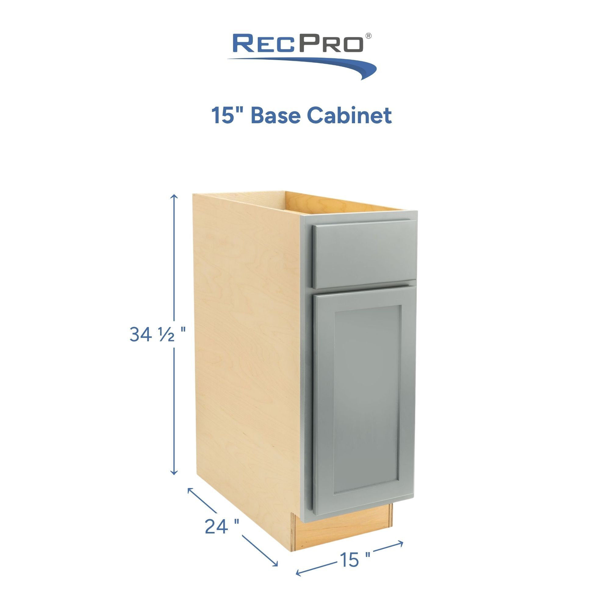 15" Base Cabinet Measurements 15" Base Cabinet Measurements
