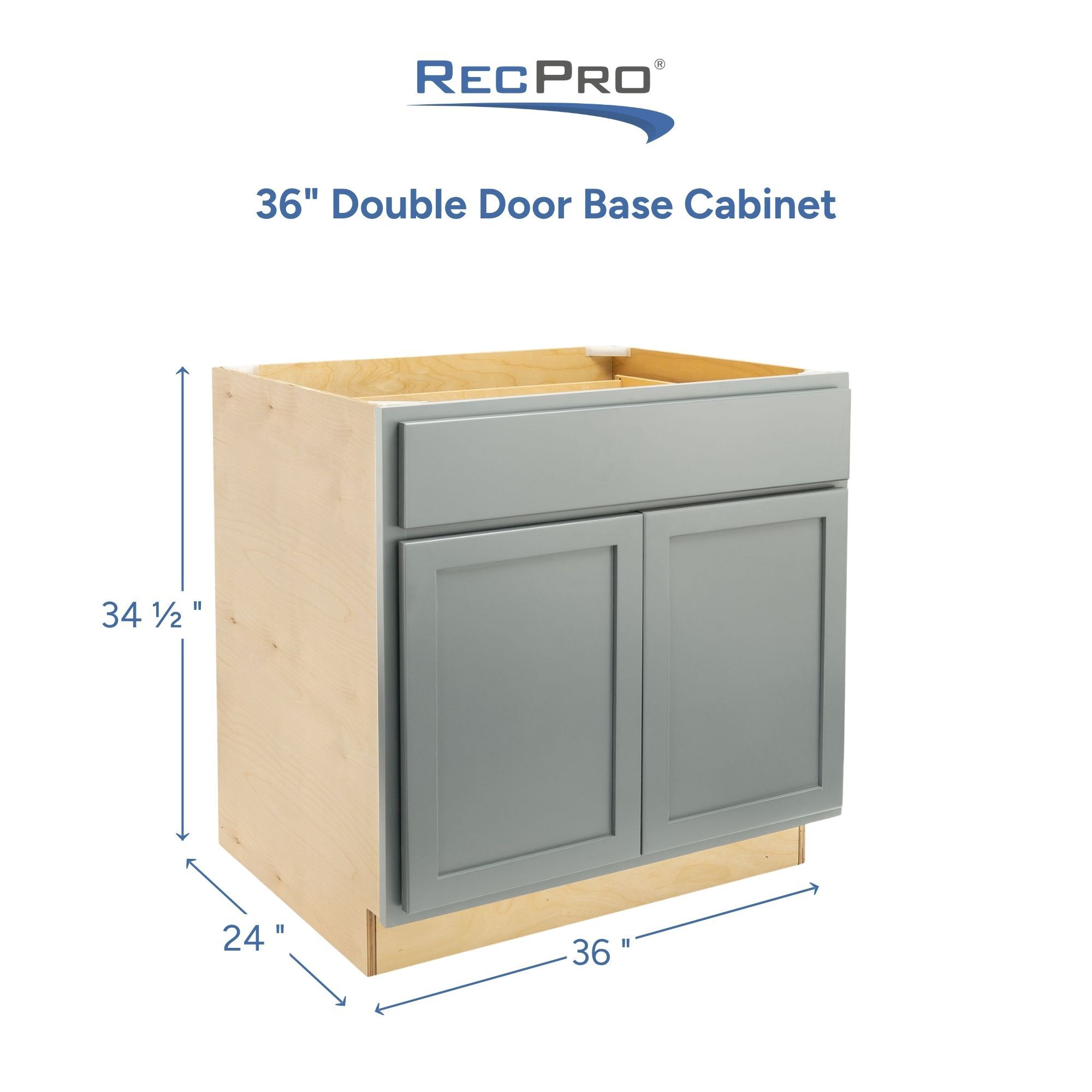 36" Double Door Base Cabinet Measurements 36" Double Door Base Cabinet Measurements
