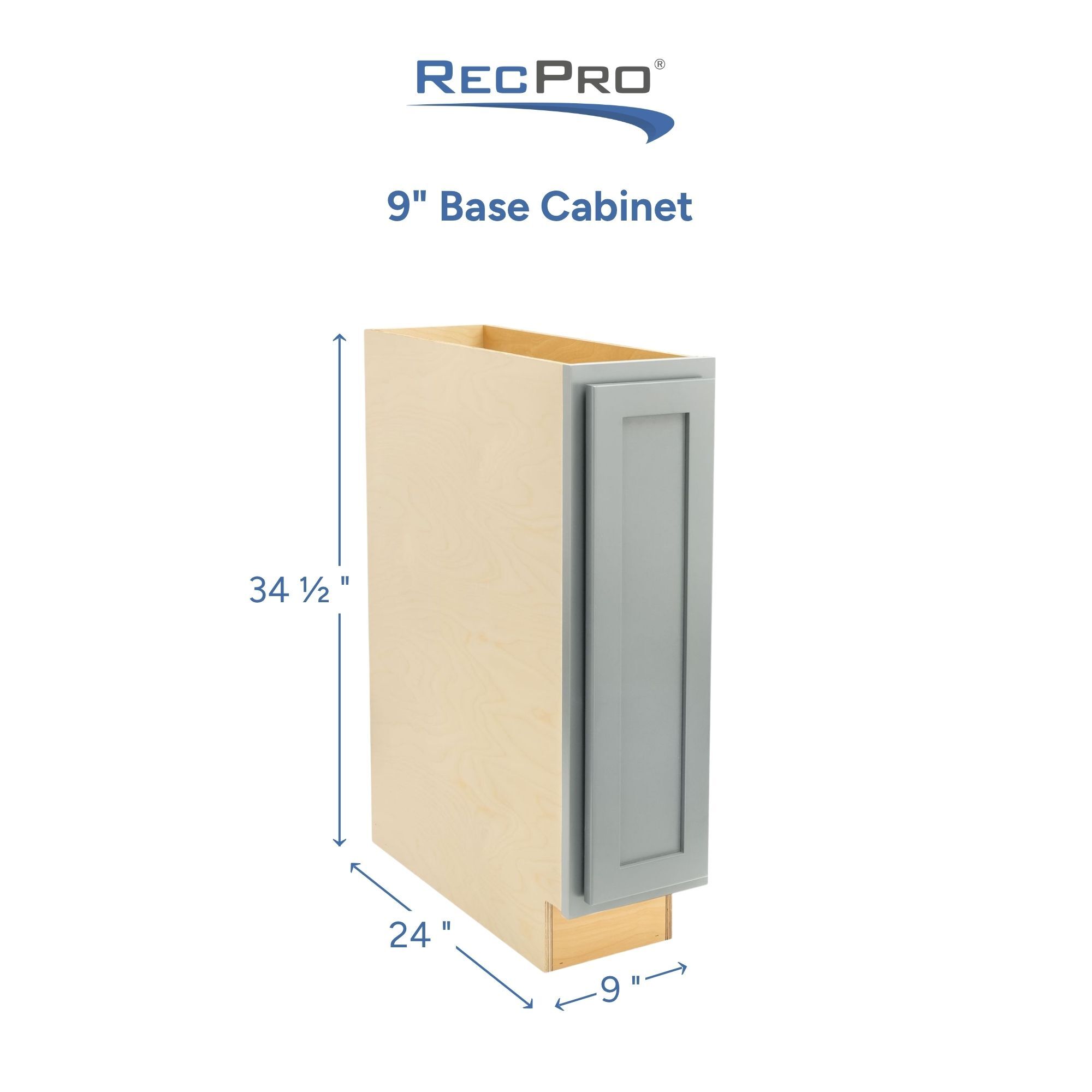 9" Base Cabinet Measurements 9" Base Cabinet Measurements