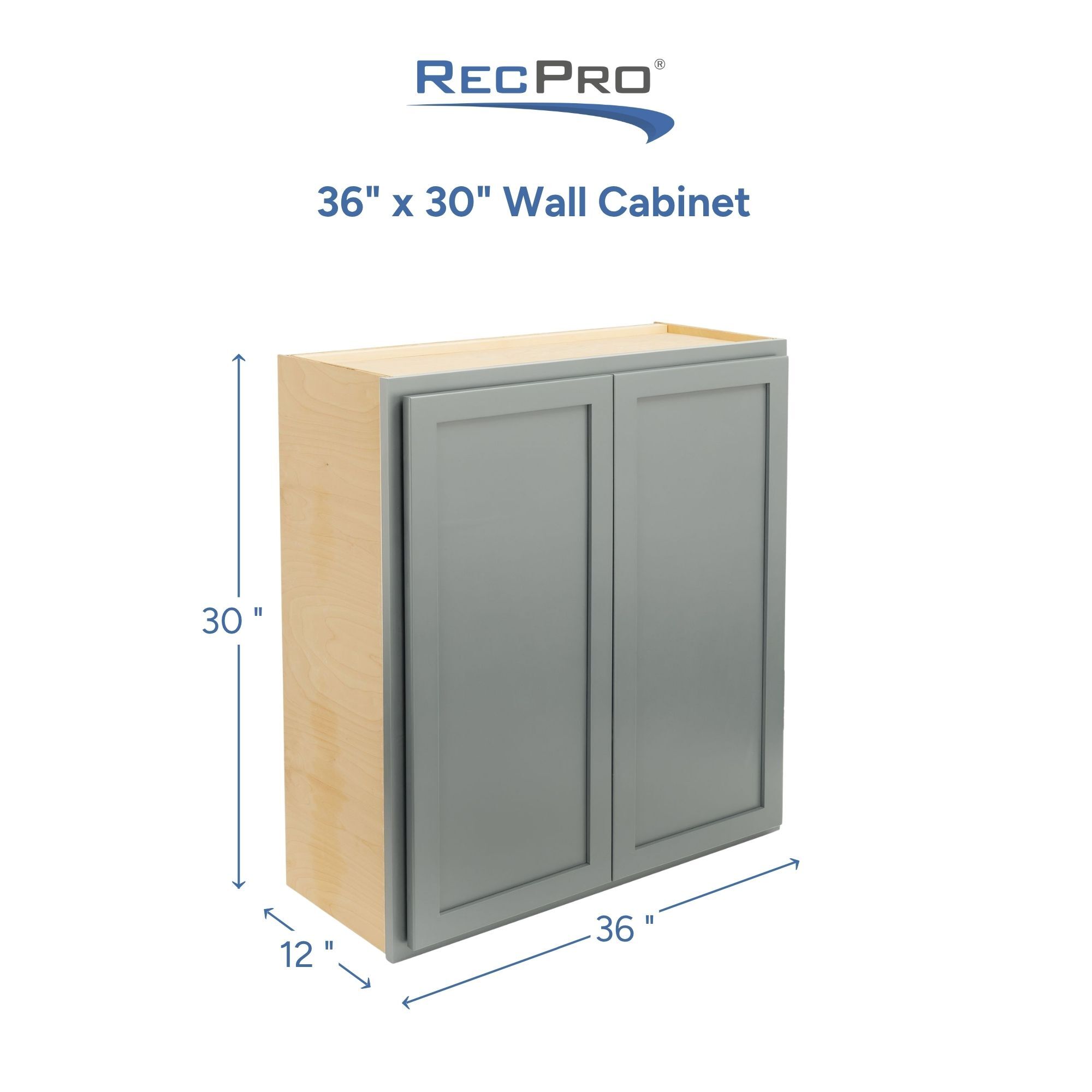 36" x 30" Wall Cabinet Measurements