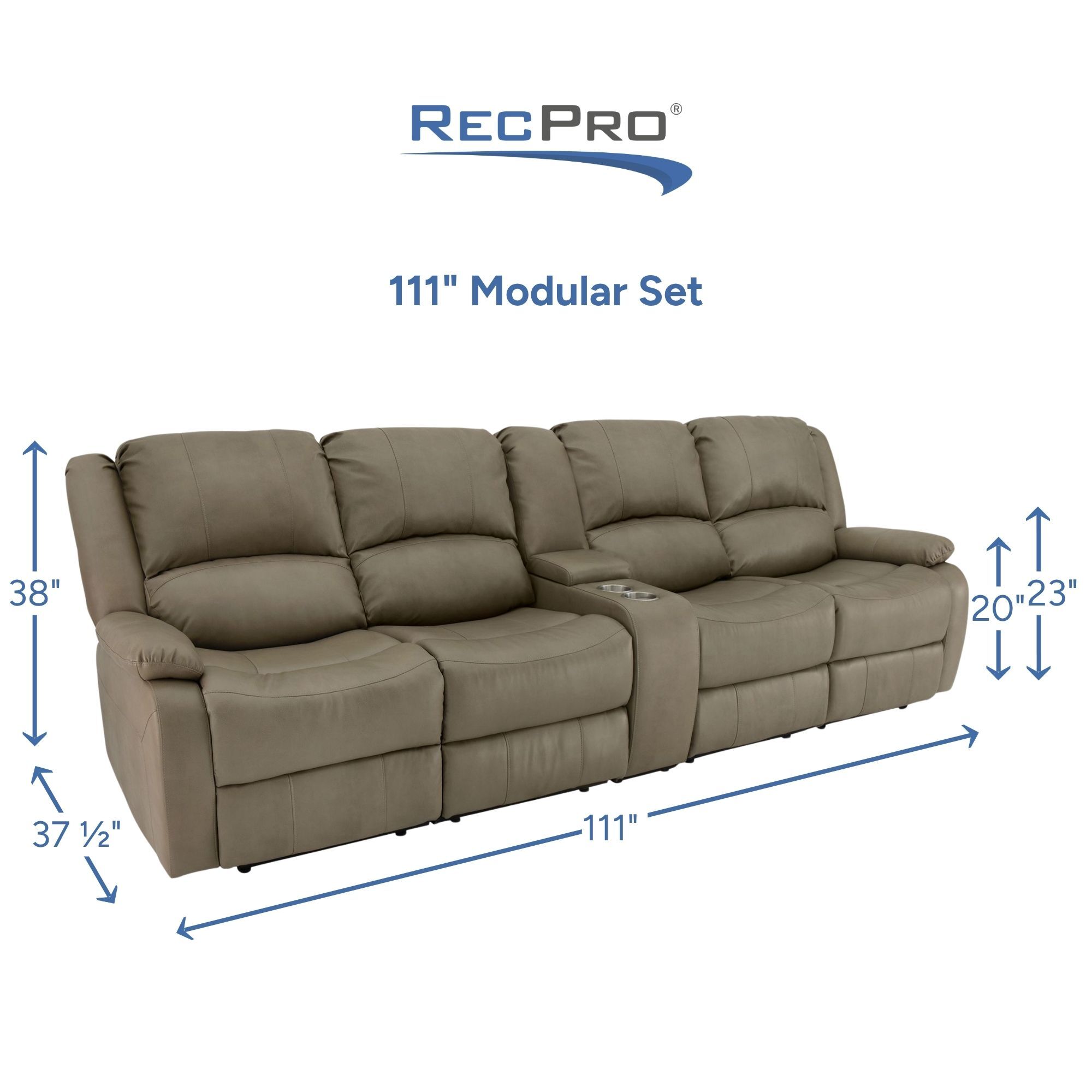 111" Modular Set Measurements 111" Modular Set Measurements