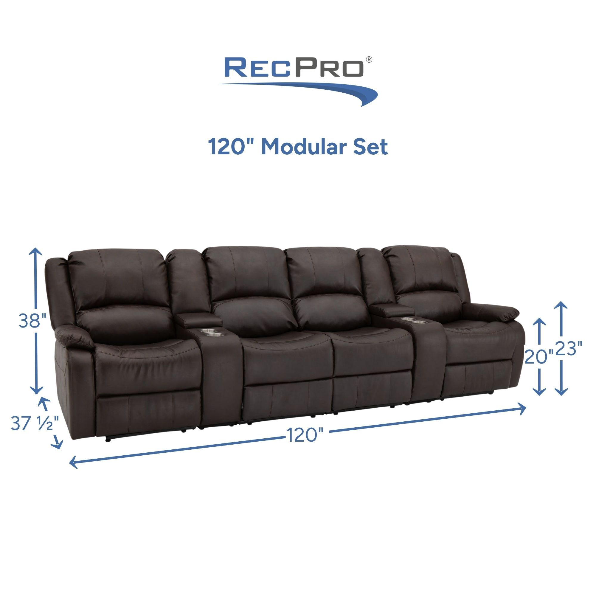 120" Modular Set Measurements 120" Modular Set Measurements