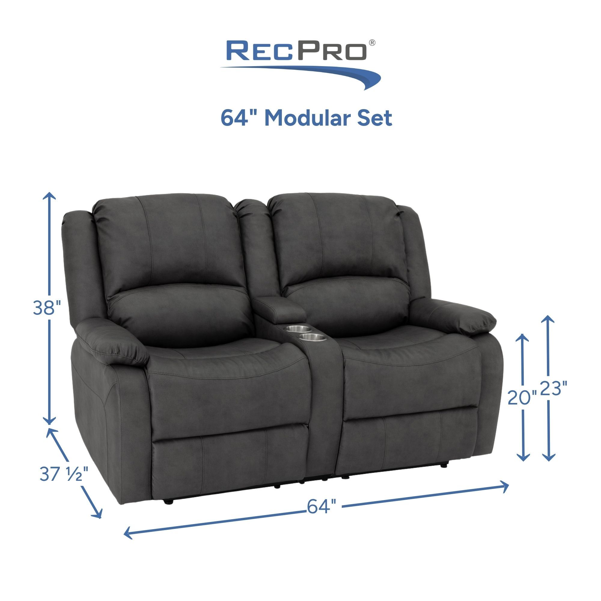 64" Modular Set Measurements 