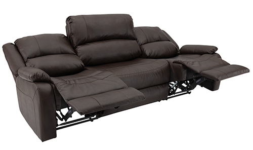 RecPro Charles 102 Quad Wall Hugger RV Recliner Sofa with Two Drop Down  Consoles - RecPro