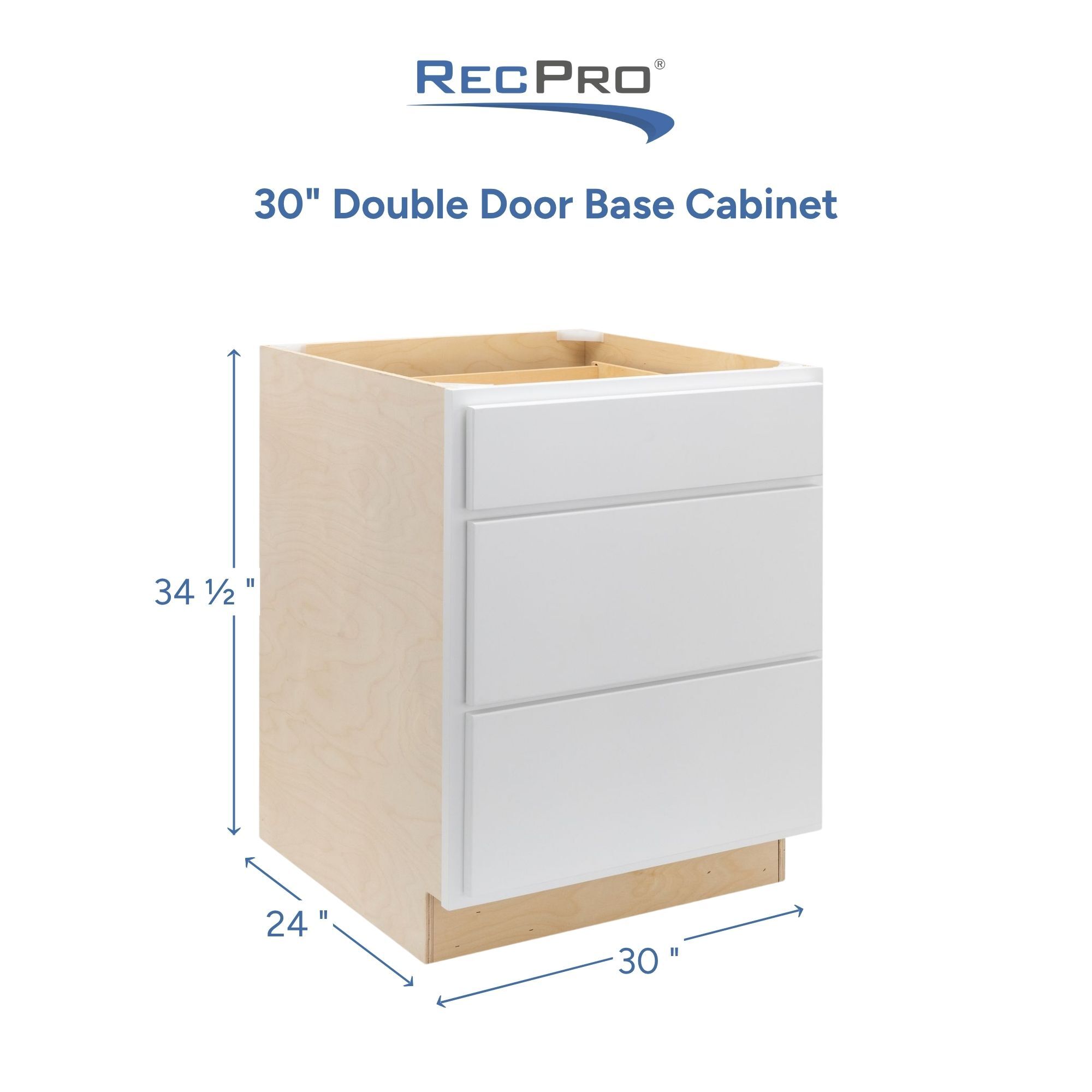 30" Double Door Base Cabinet Measurements 30" Double Door Base Cabinet Measurements
