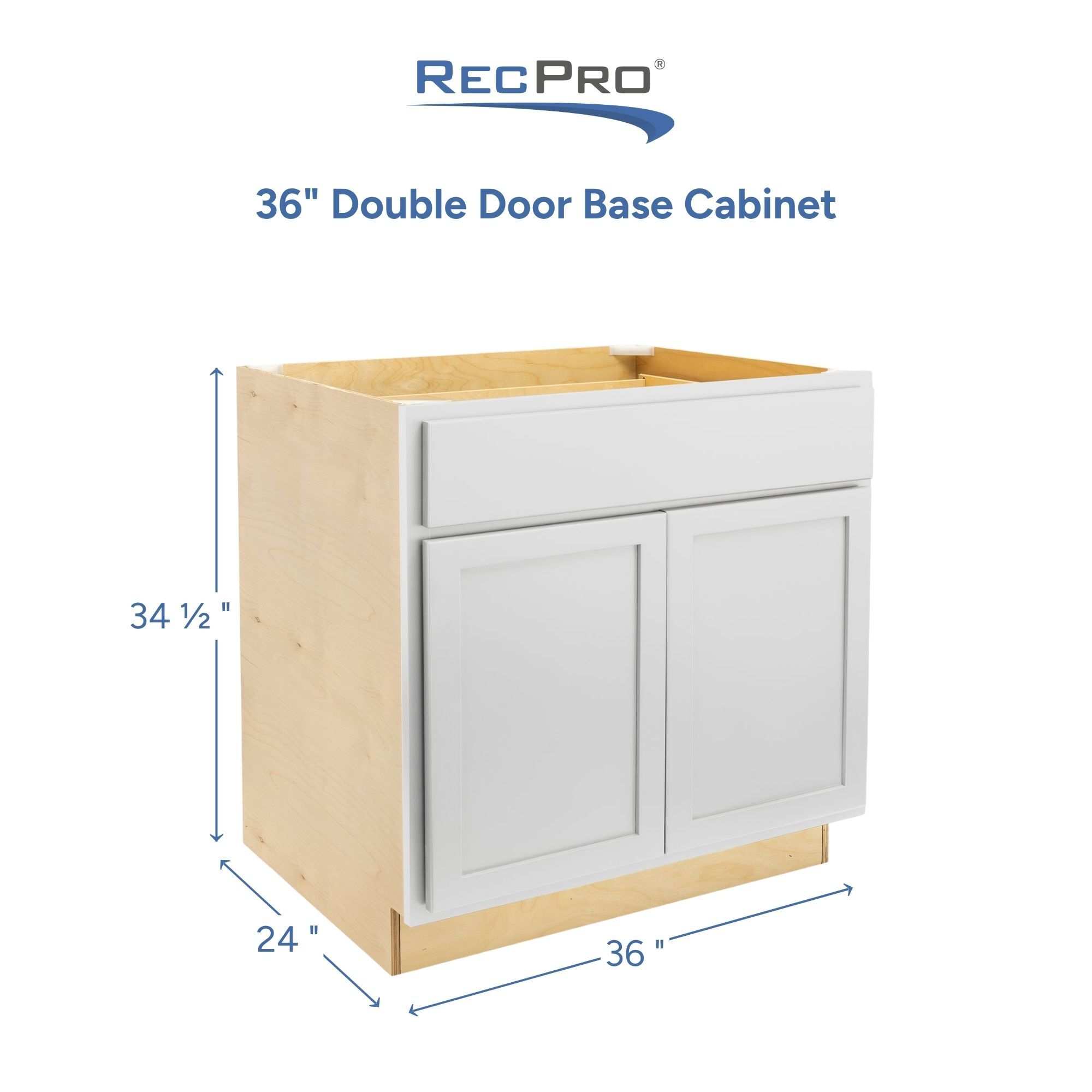 36" Double Door Base Cabinet Measurements 36" Double Door Base Cabinet Measurements
