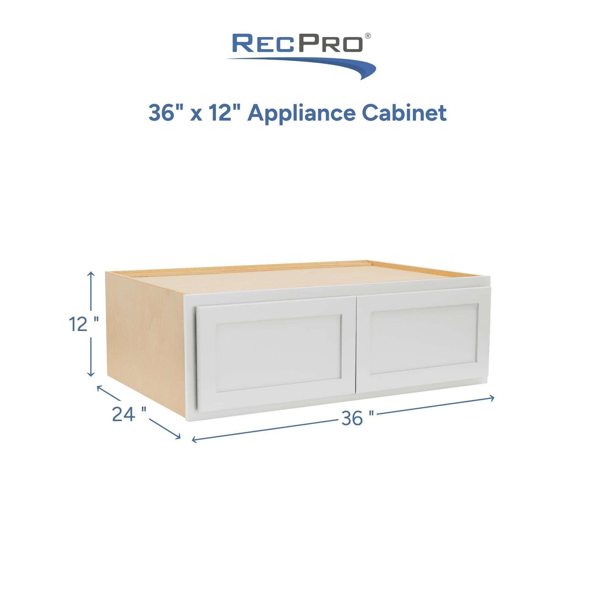 36" x 12" Appliance Cabinet Measurements 36" x 12" Appliance Cabinet Measurements