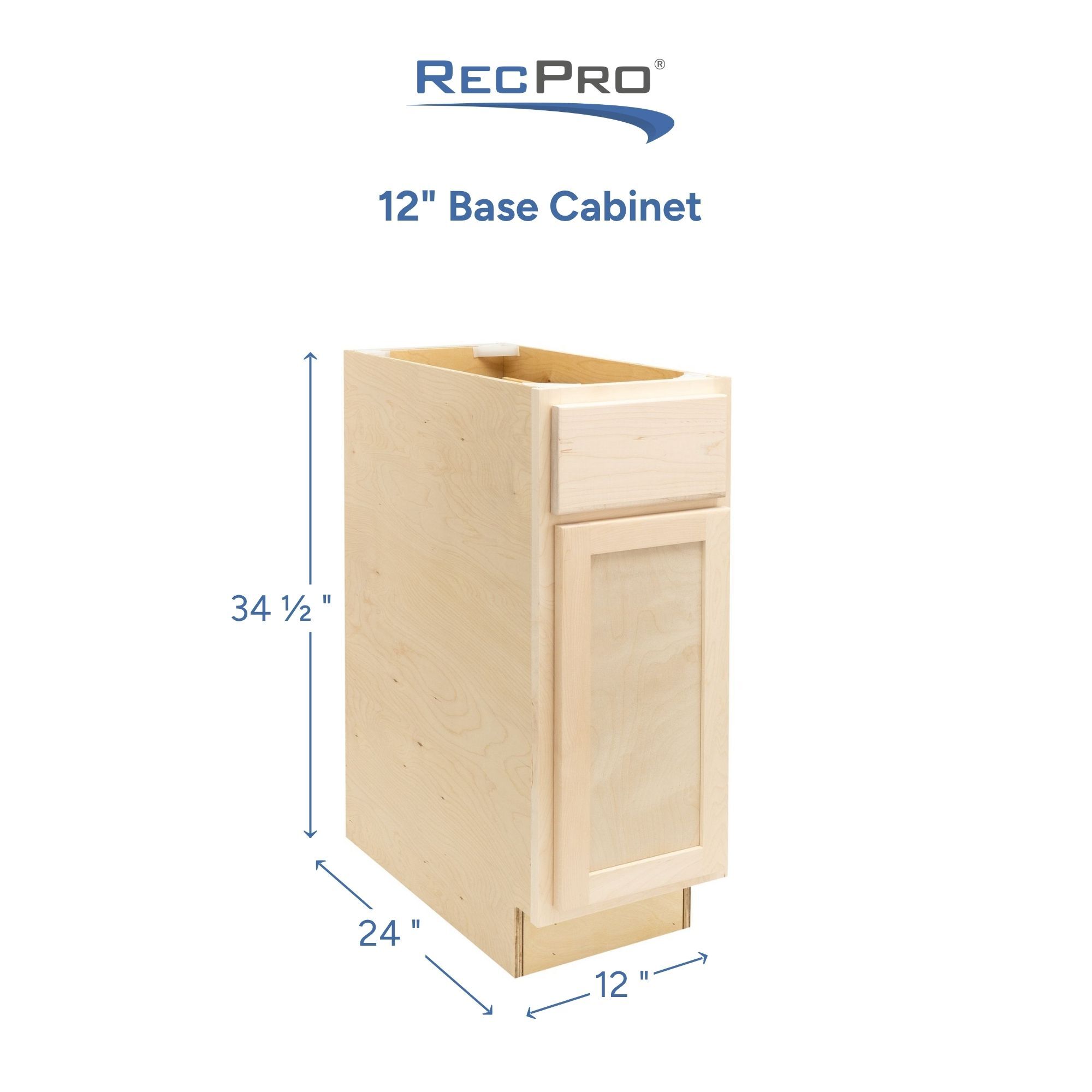 12" Base Cabinet Measurements 12" Base Cabinet Measurements
