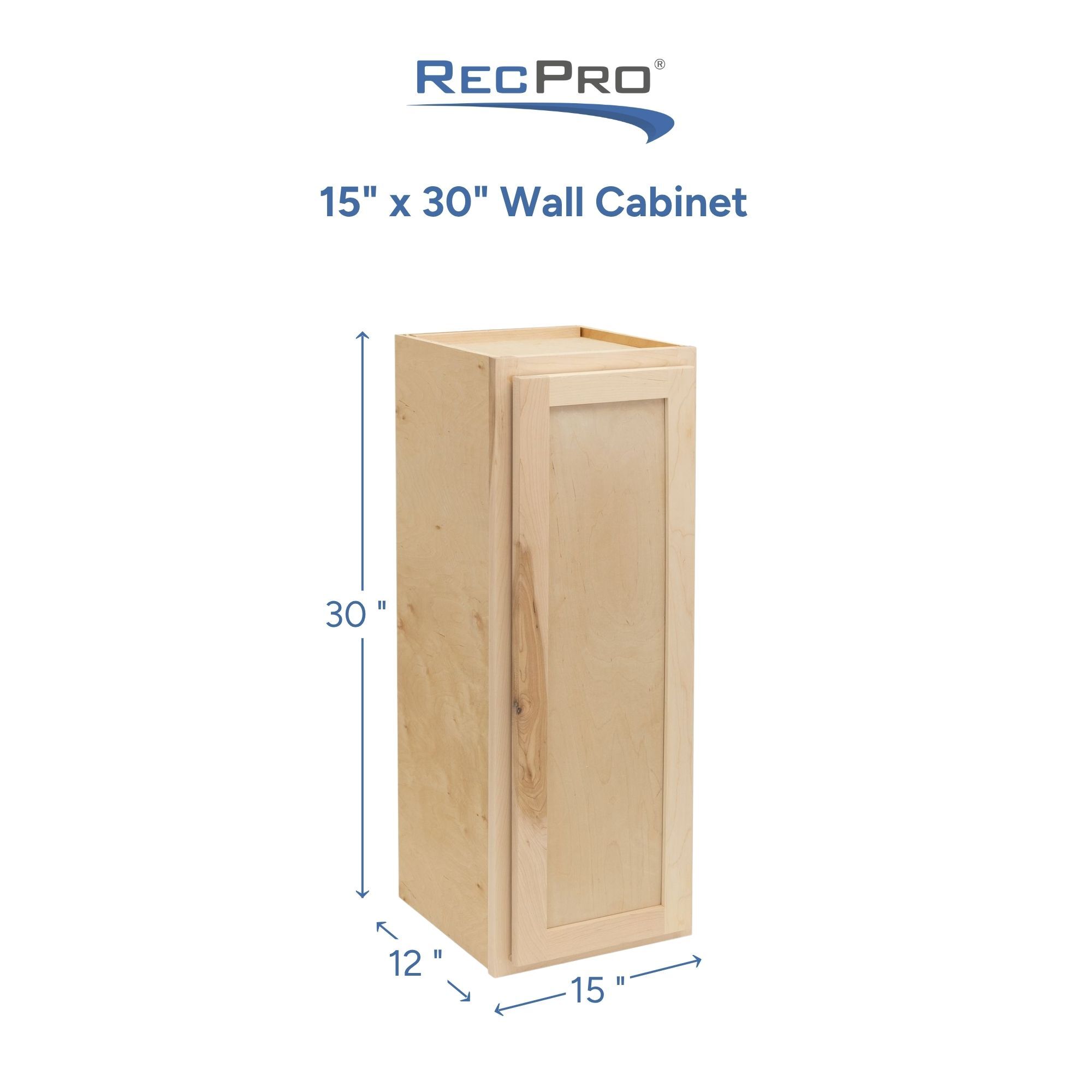 15" x 30" Wall Cabinet Measurements 