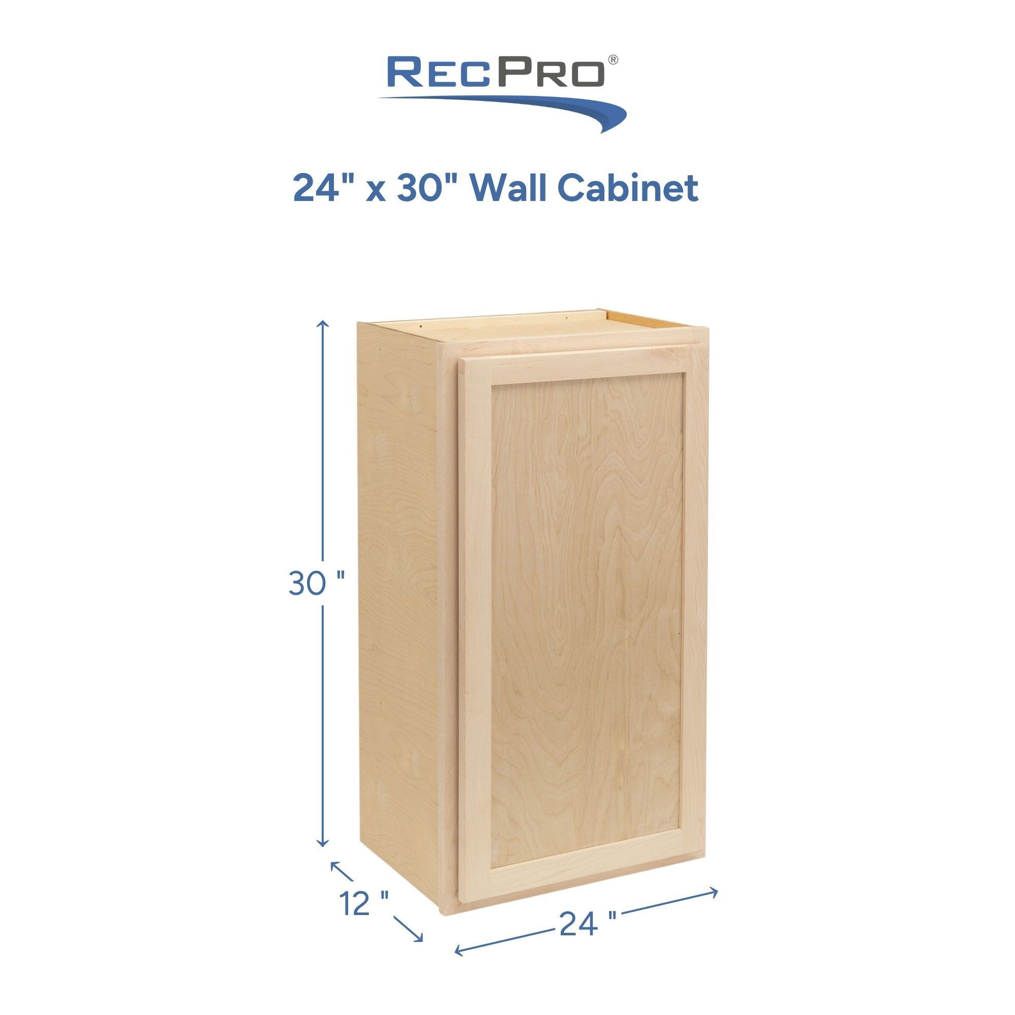 24" x 30" Wall Cabinet Measurements 