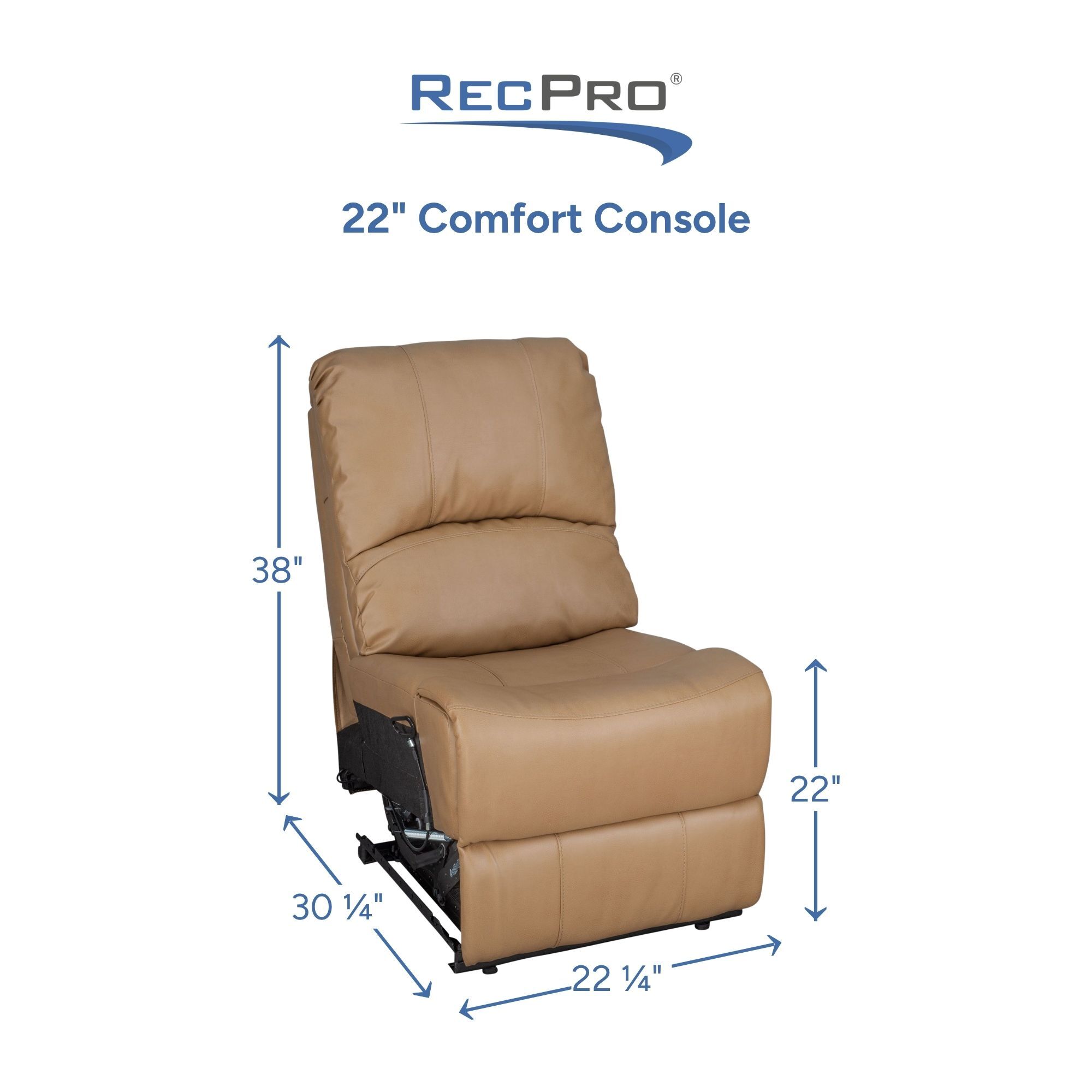 22" Comfort Console Measurements 22" Comfort Console Measurements