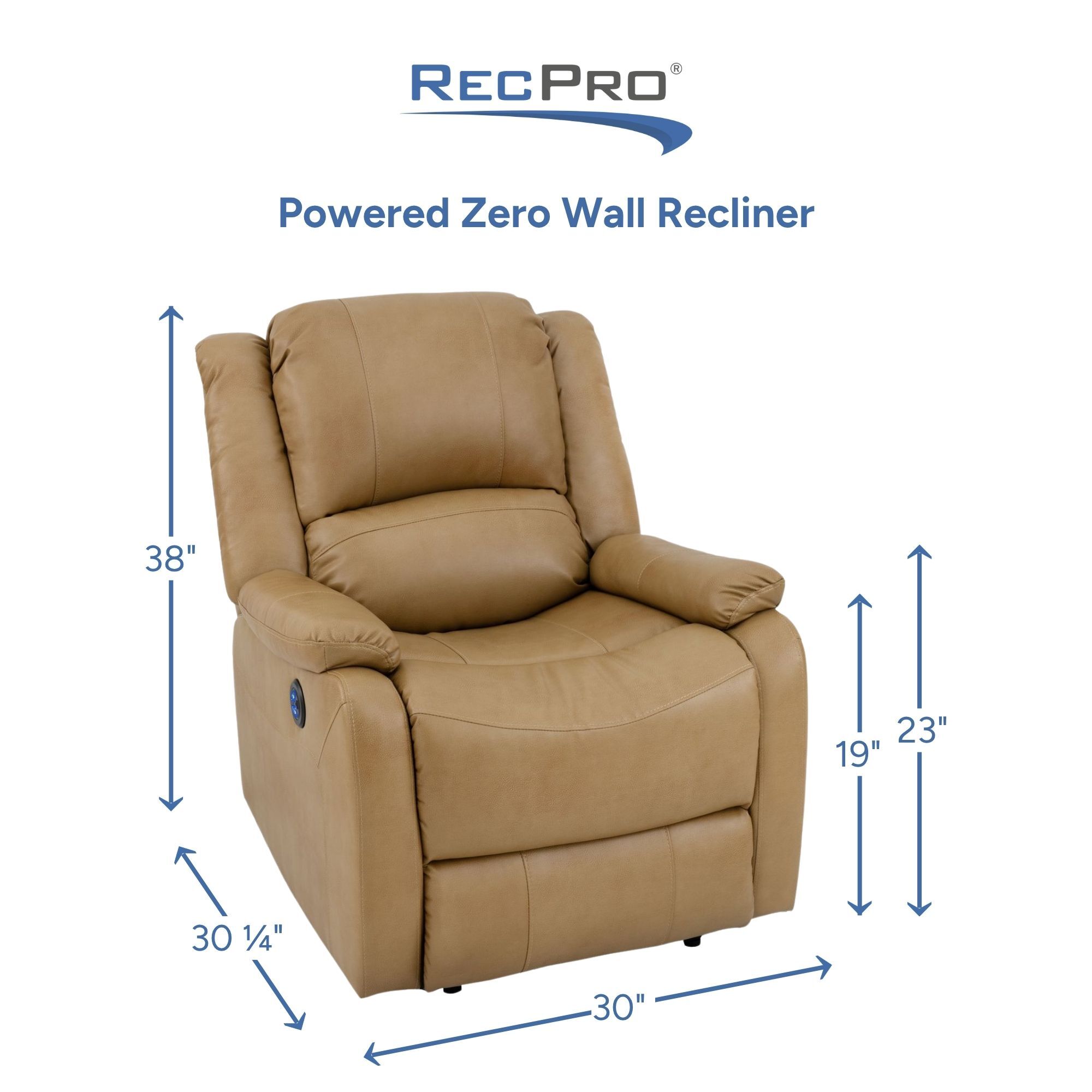 Powered Zero Wall Recliner Measurements Powered Zero Wall Recliner Measurements
