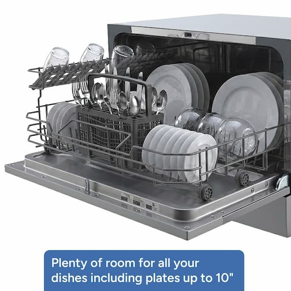 plenty of room for all your dishes including plates up to 10" plenty of room for all your dishes including plates up to 10"