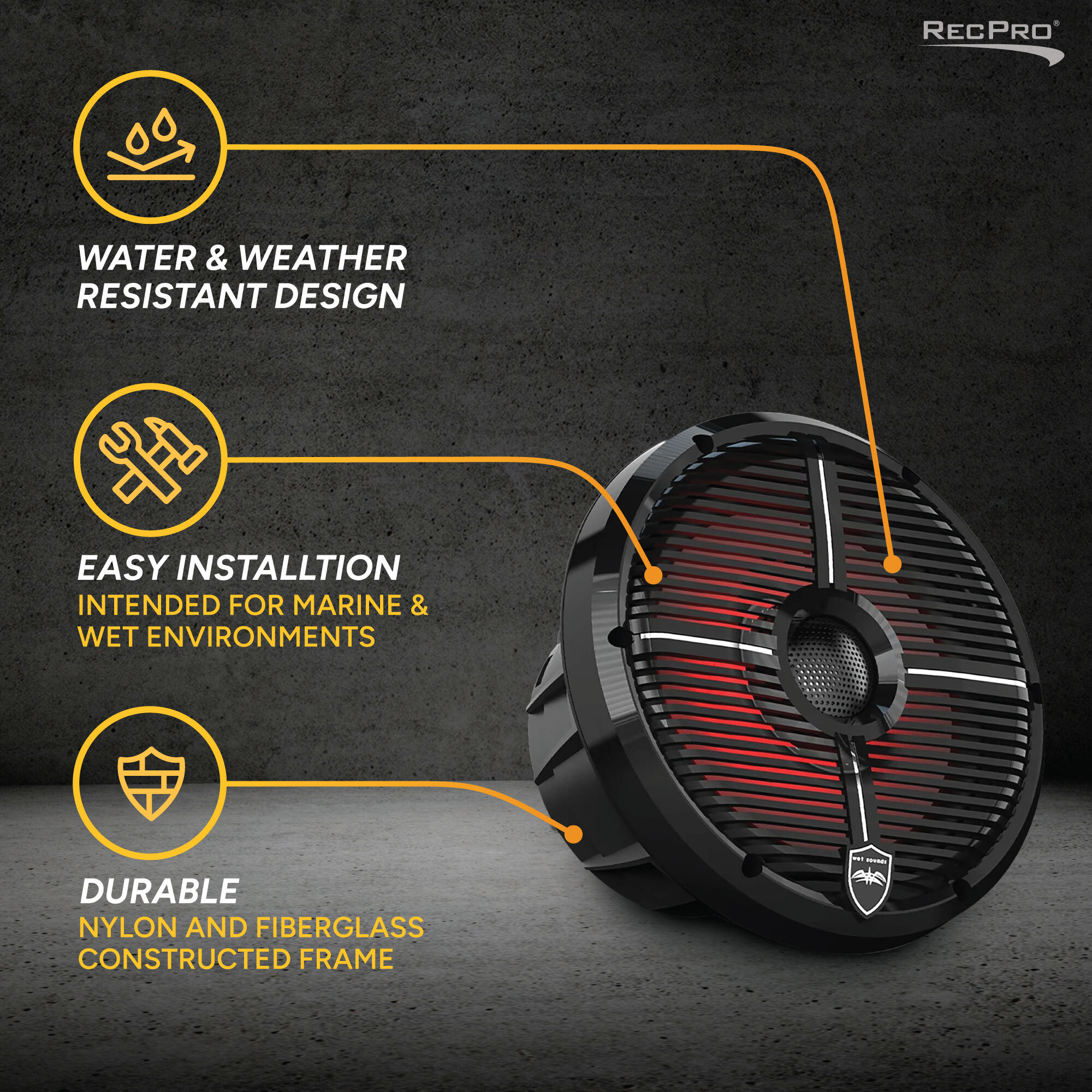 Water & Weather Resistant, Easy Installation, Durable