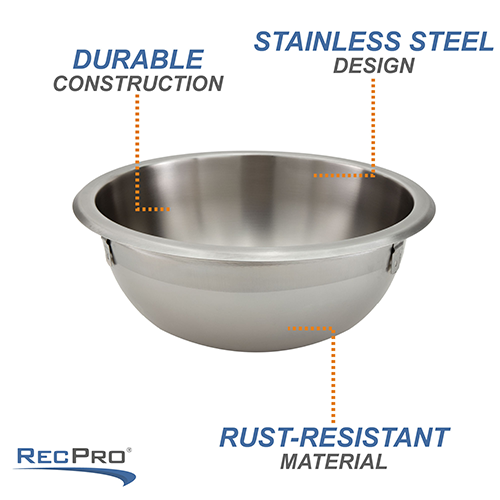 RV Sink Basket Strainer Stainless Steel 3 1/2 - RecPro