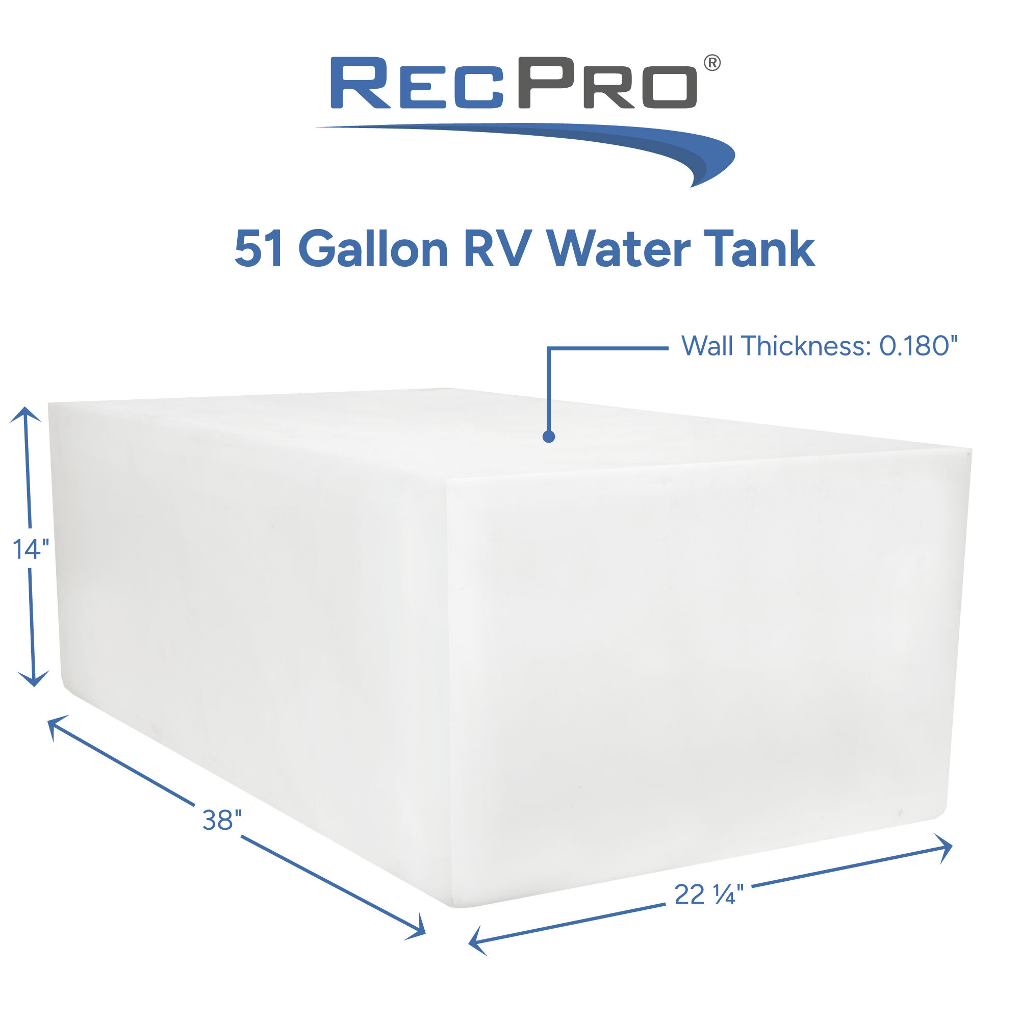 51 Gallon RV Water Tank Measurements 51 Gallon RV Water Tank Measurements
