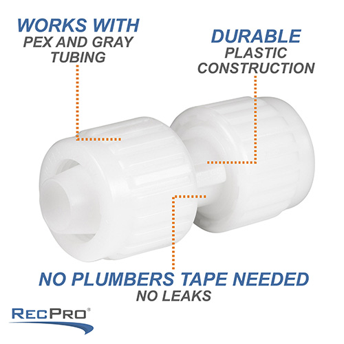 Tighten-to-compress fittings