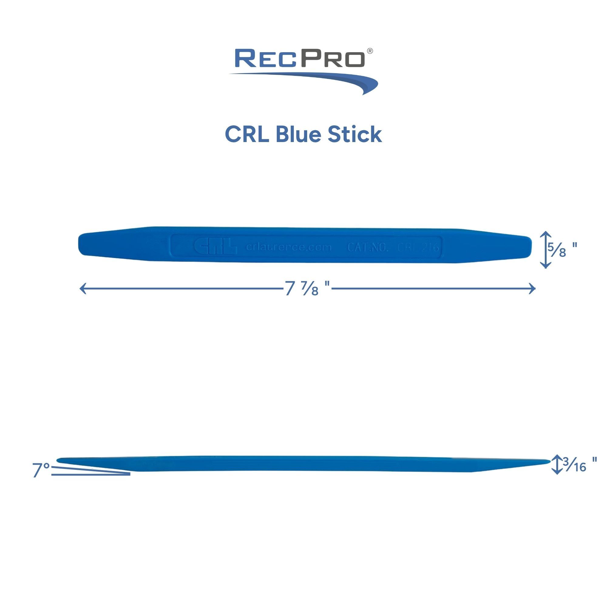 CRL Blue Stick Measurements CRL Blue Stick Measurements