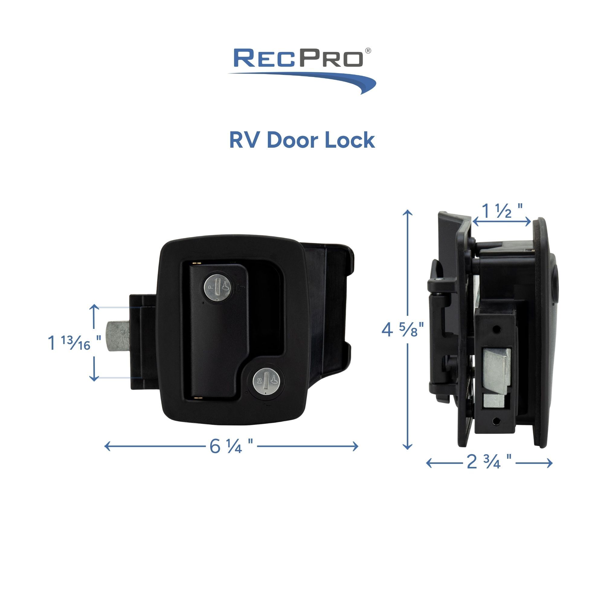 RV Door Lock Measurements RV Door Lock Measurements