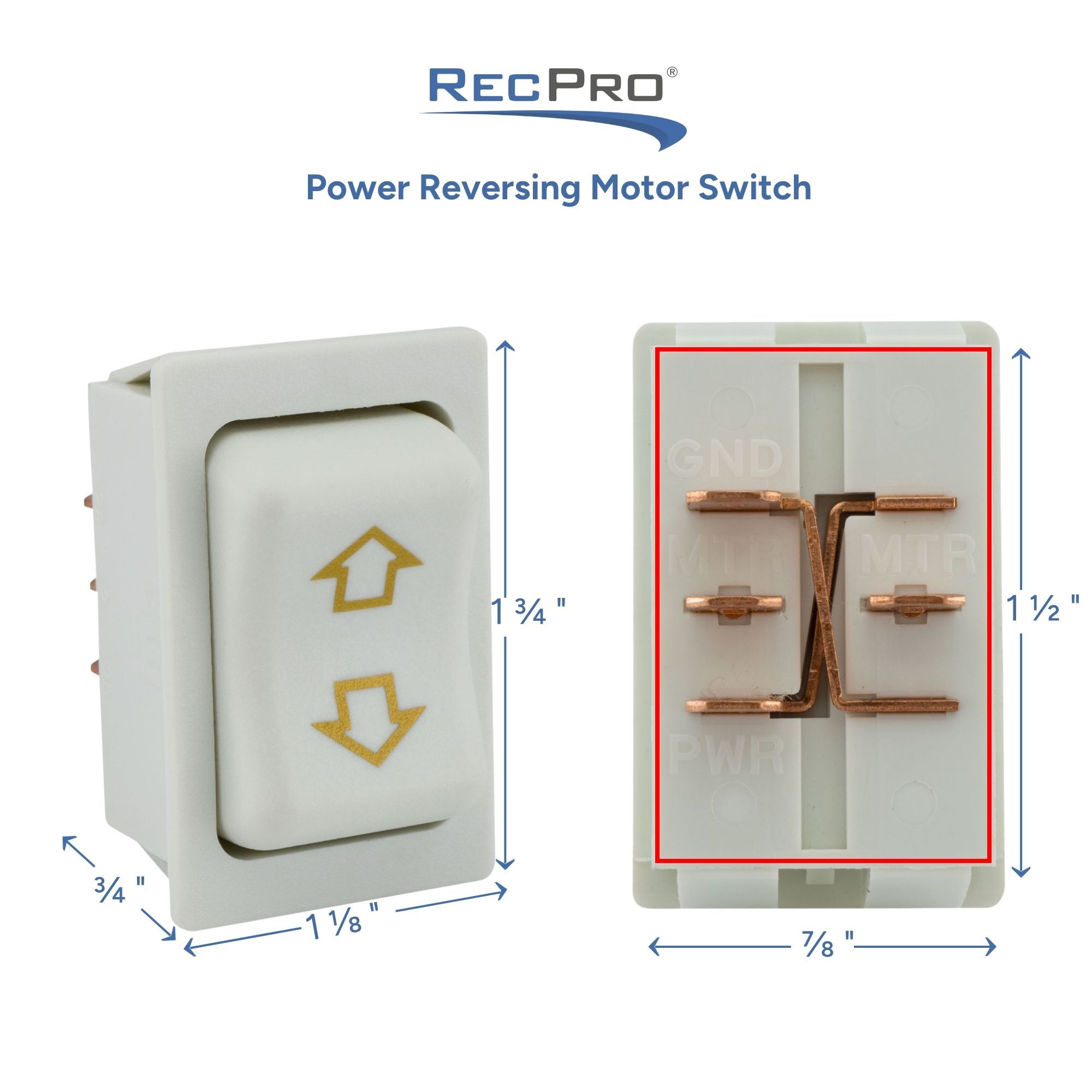 Power Reversing Motor Switch Measurements 