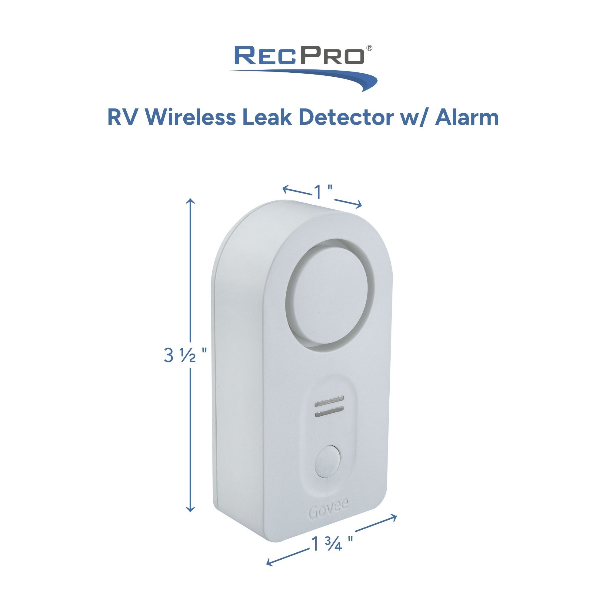 RV Wireless Leak Detector w/ Alarm Measurements RV Wireless Leak Detector w/ Alarm Measurements