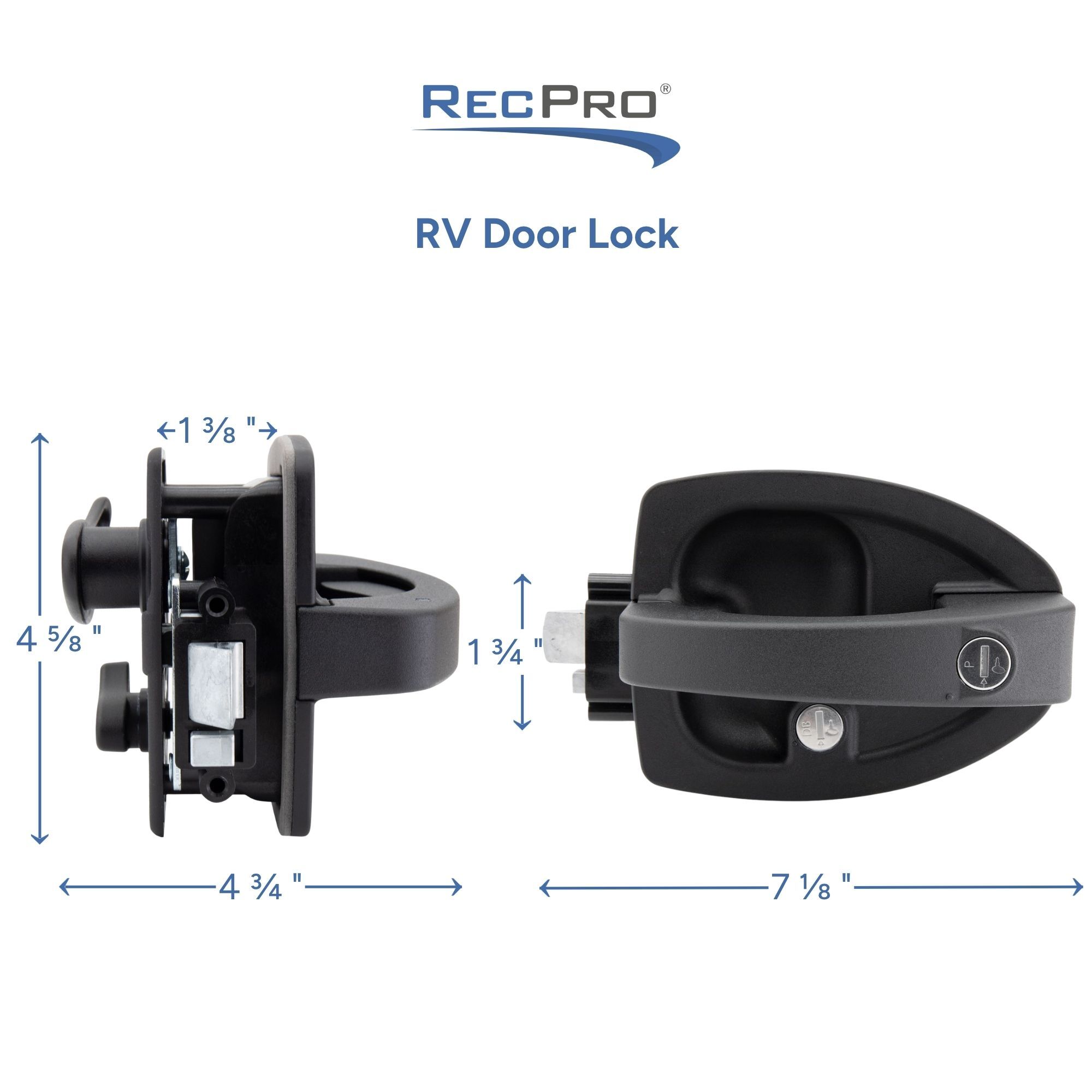 RV Door Lock Measurements RV Door Lock Measurements