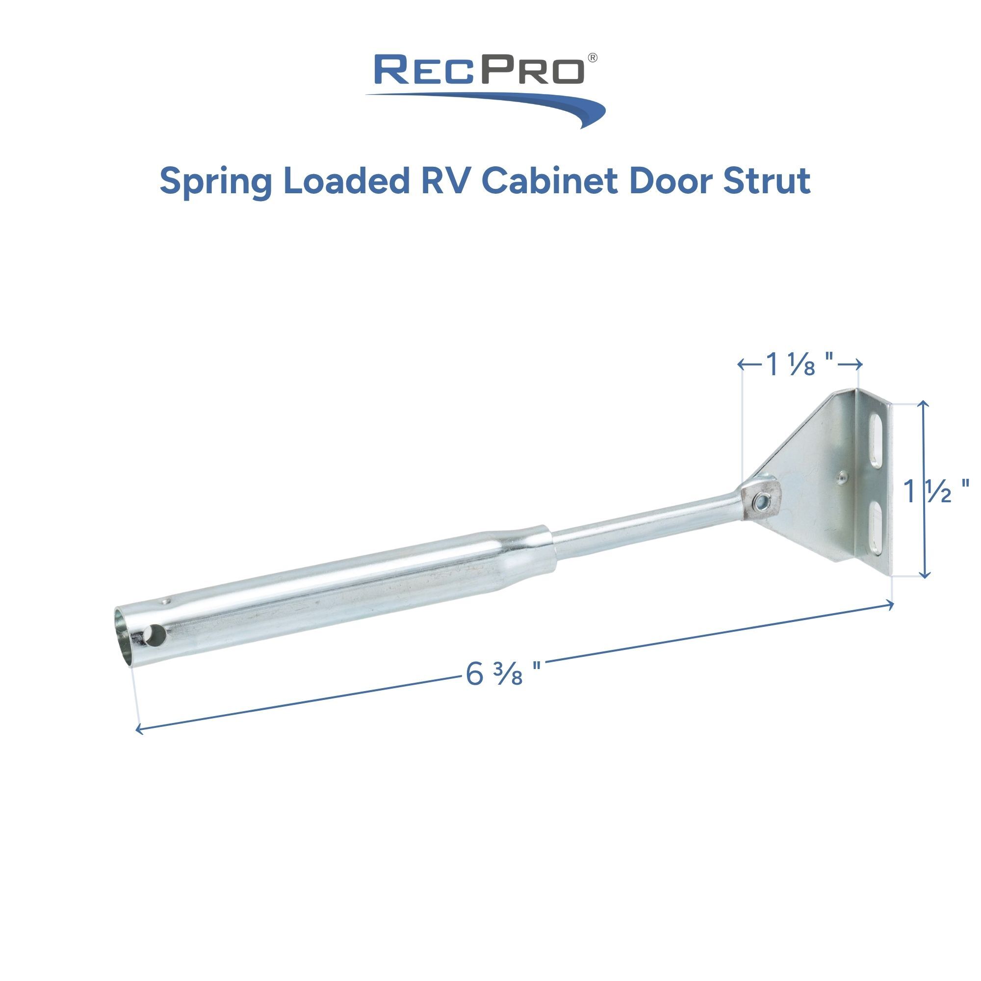 Spring Loaded RV Cabinet Door Strut Measurements 