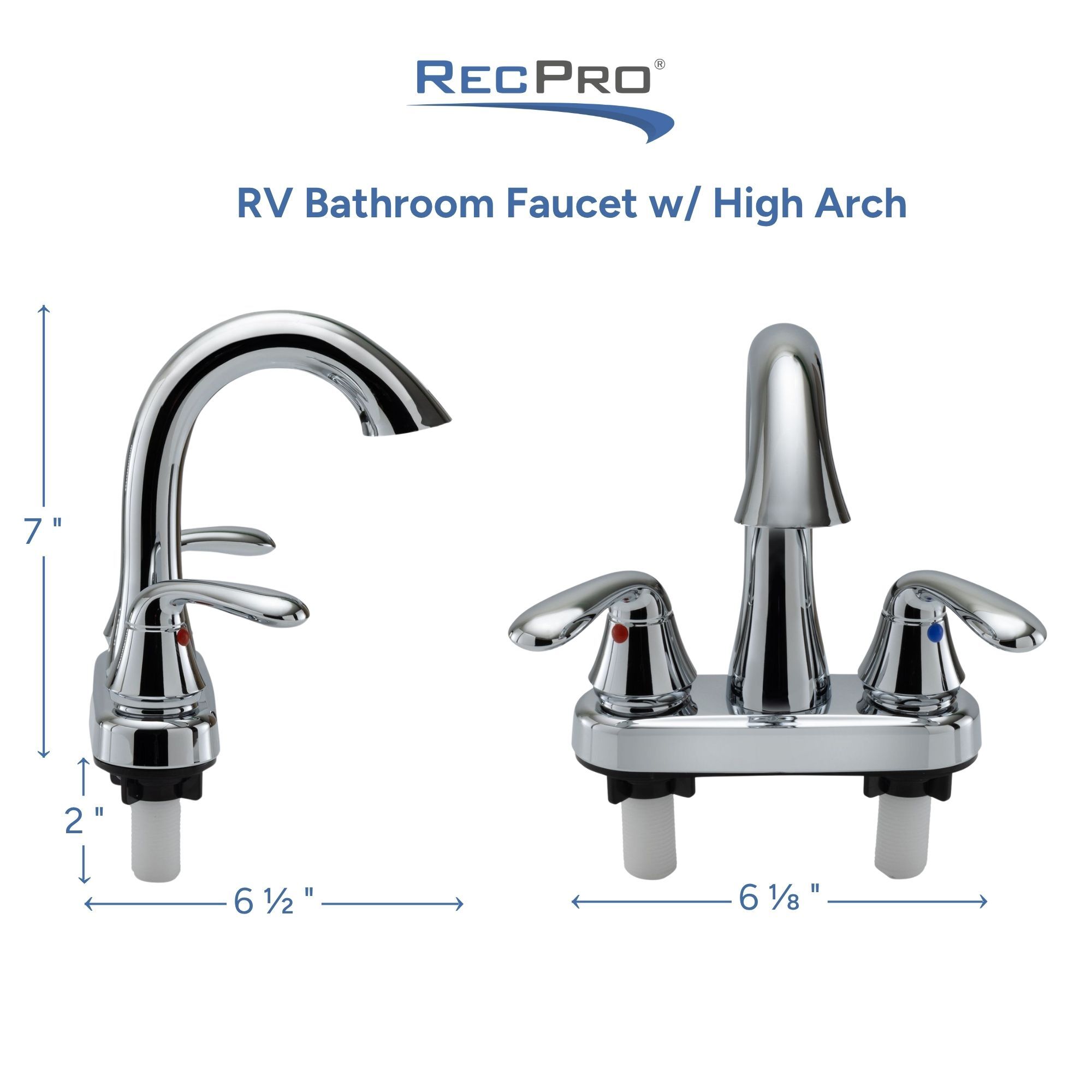 RV Bathroom Facuet w/ High Arch Measurements 
