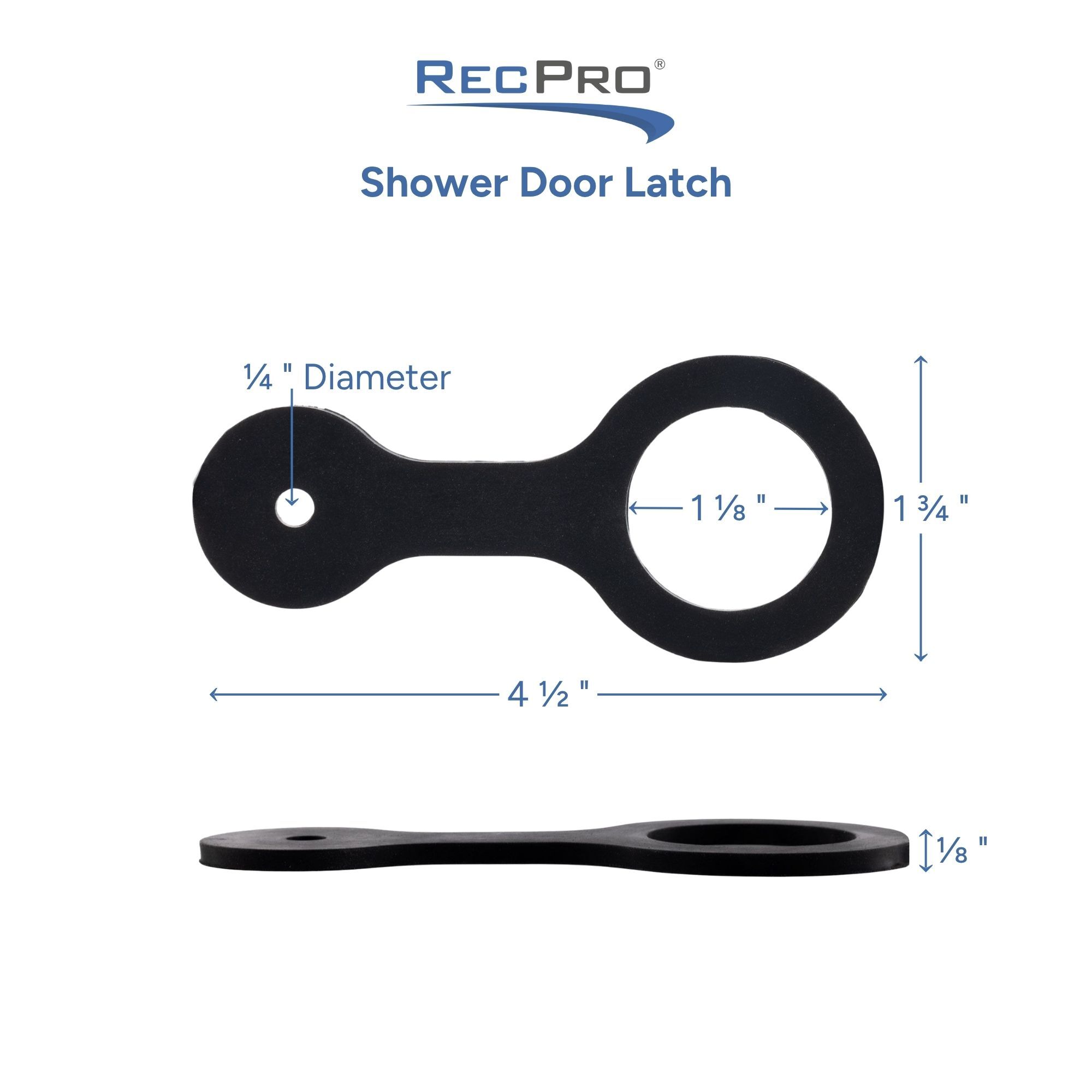 Shower Door Latch Measurements 