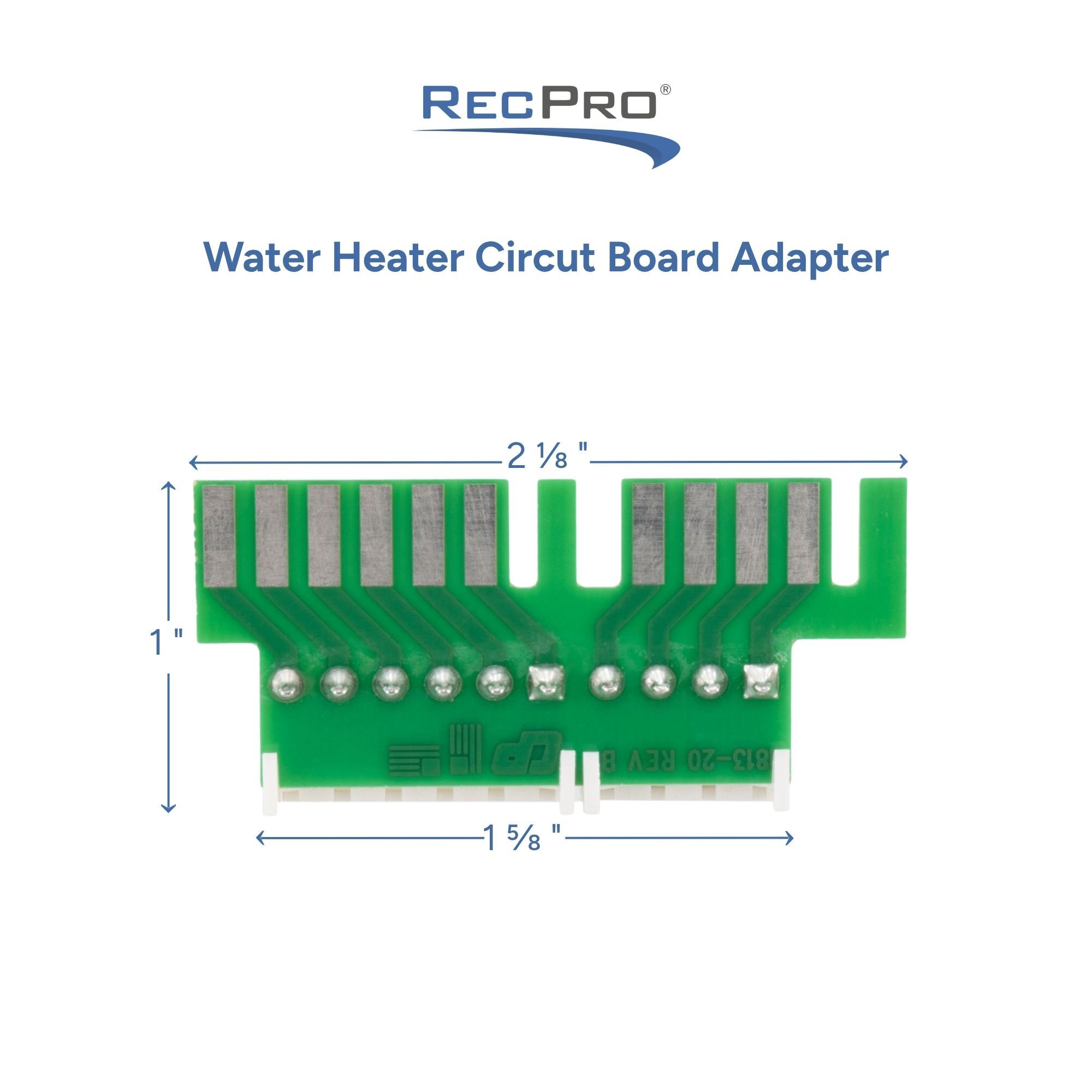 Water Heater Circut Board Adapter Measurements Water Heater Circut Board Adapter Measurements