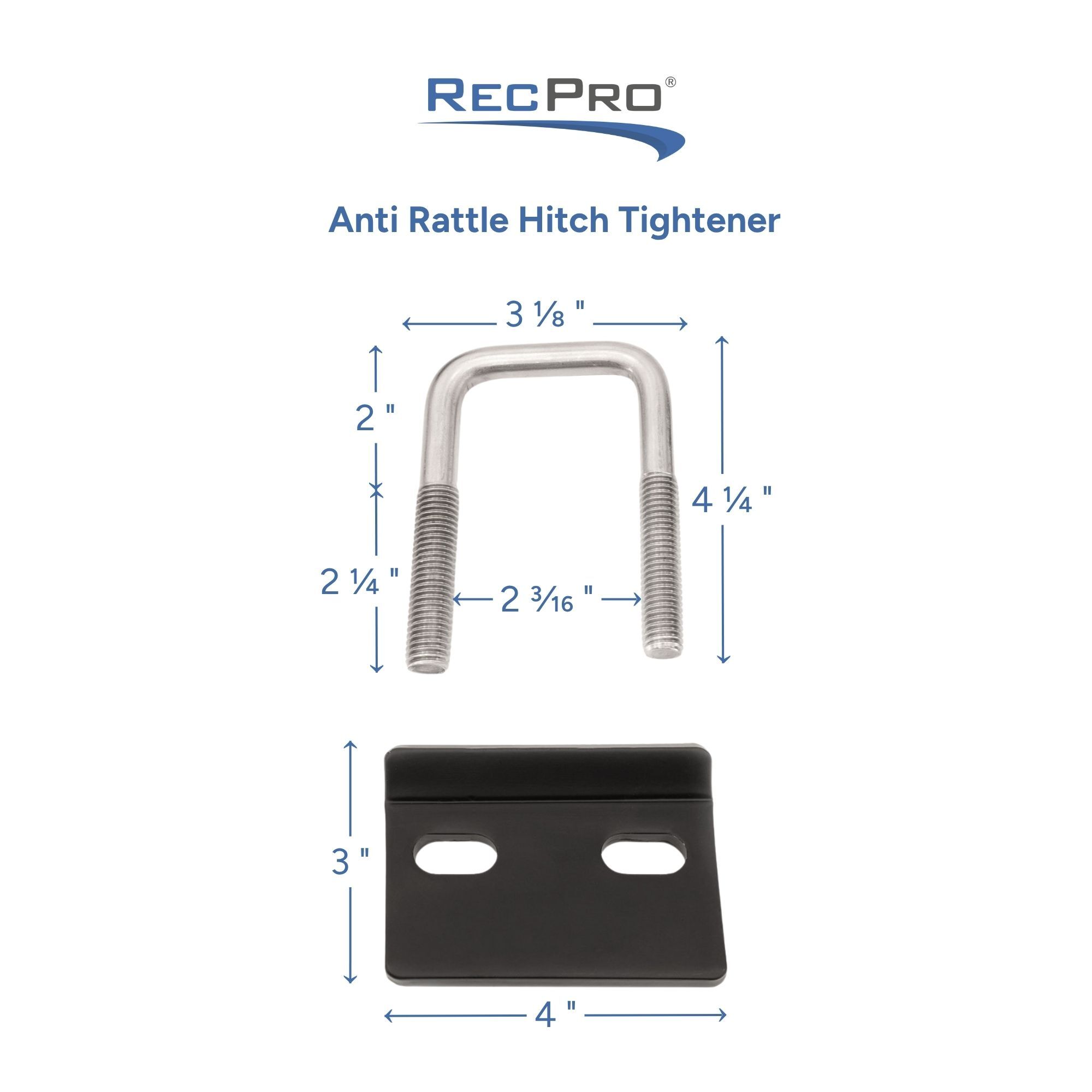 Anti Rattle Hitch Tightener Measurements 